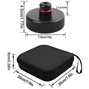 Dedc Tesla Jack Pads - 4Pcs With Storage Case,Non-Slip Lift Pucks For Model 3/Y/S/X - Premium Tesla Accessories