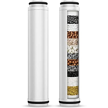 Feelso Shower Filter For Handheld Shower Head, 2 Pack 15 Stage Replacement Filters For Hard Water Remove Chlorine And Harmful Substances