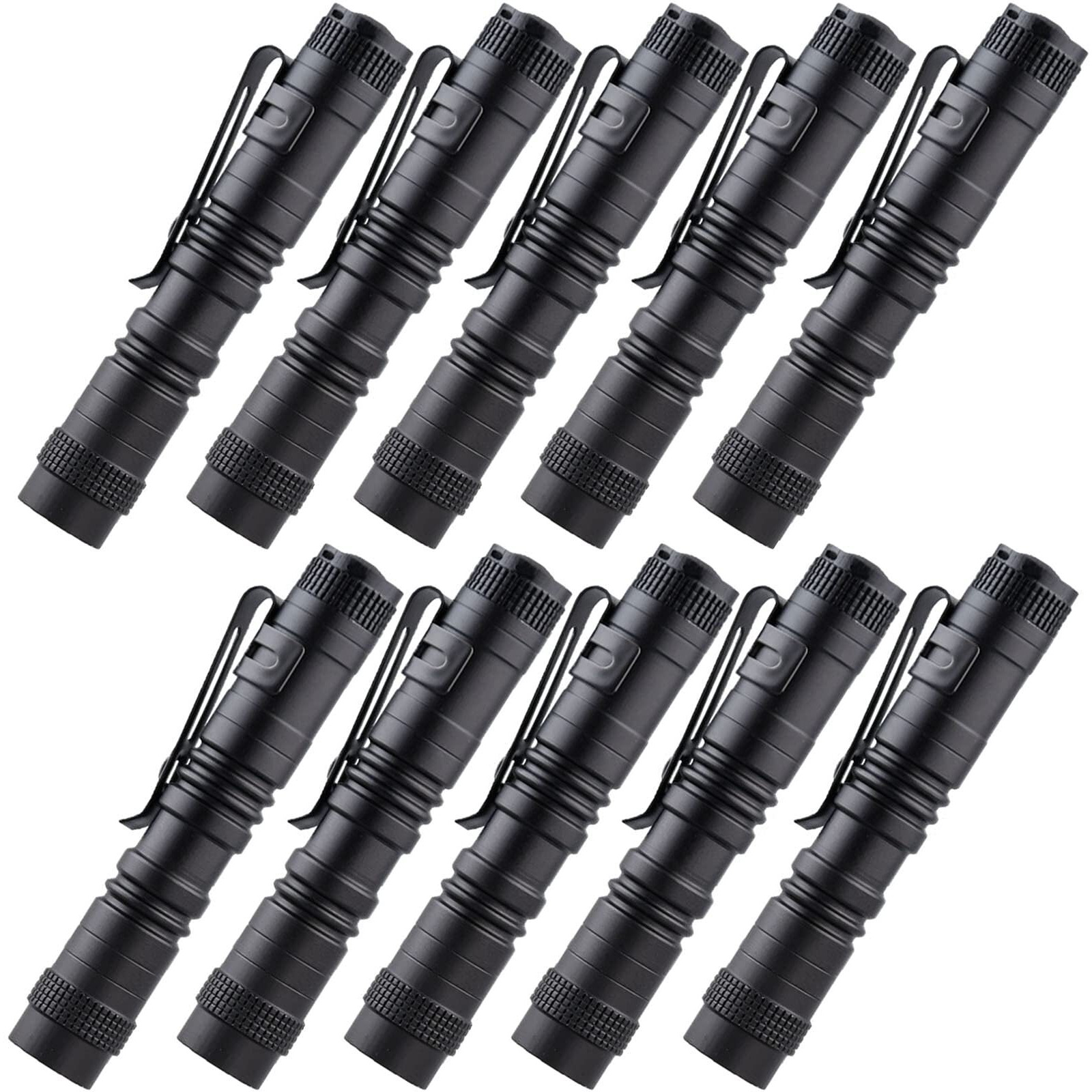 Beieverluck 10 Pack Small Mini Led Flashlight Handheld Pen Light Flashlight Tactical Pocket Torch Penlight With Clip Led Pen Flashlight For Camping Outdoor Emergency Inspection