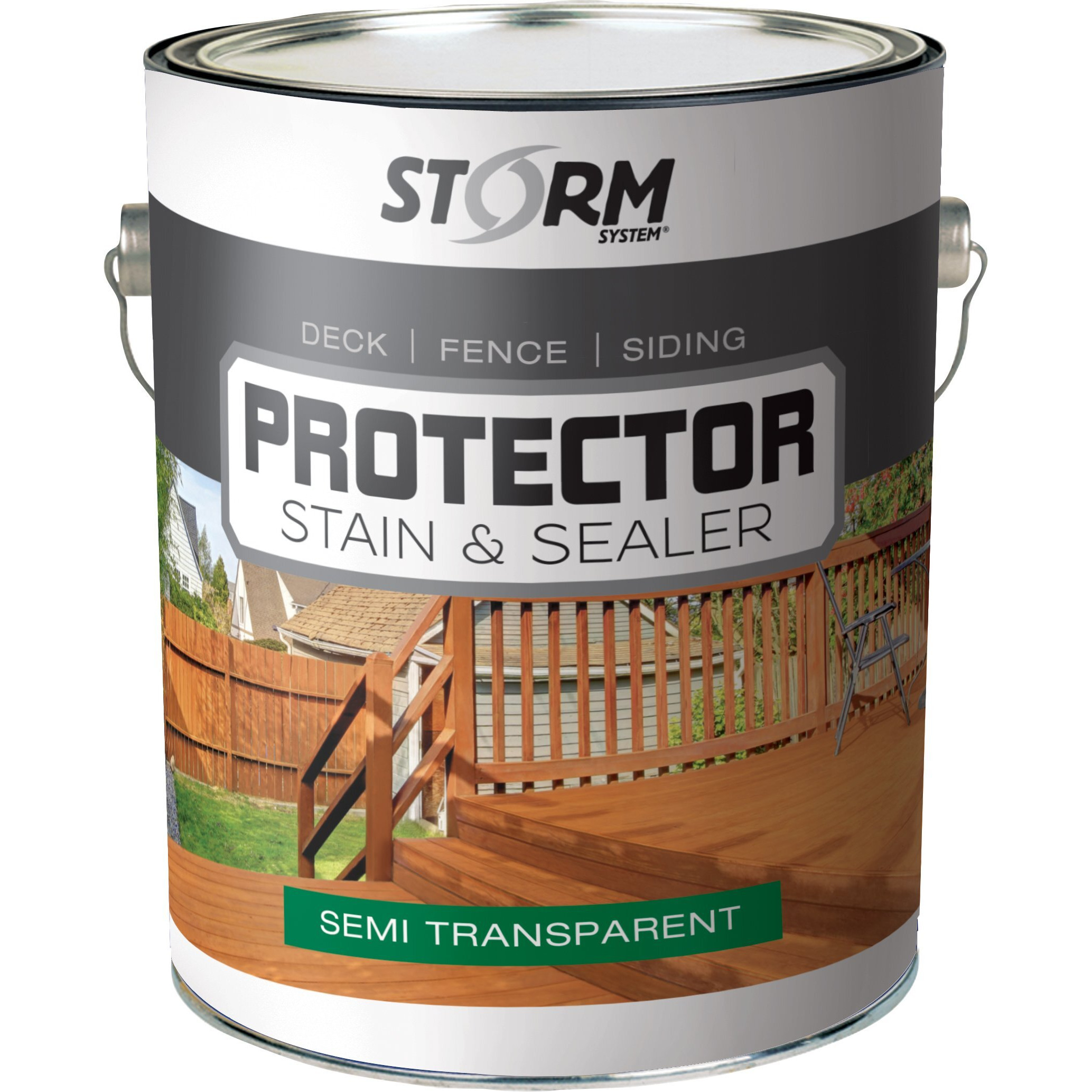 Storm System Storm Protector Penetrating Sealer & Stain Protector - Deck Protector, Fence Protector, 1 Gallon, Pacific Redwood