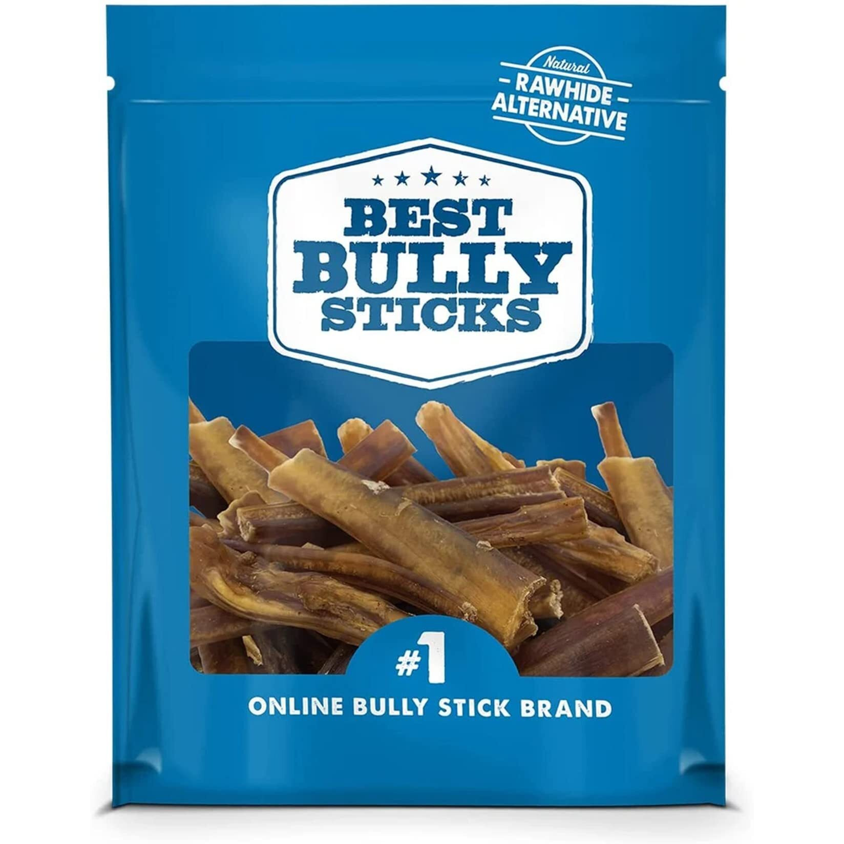 Best Bully Sticks 4-8 Inch Odor-Free Junior Bully Sticks For Dogs - 4-8 Fully Digestible, 100% Grass-Fed Beef, Grain And Rawhide Free  16 Oz