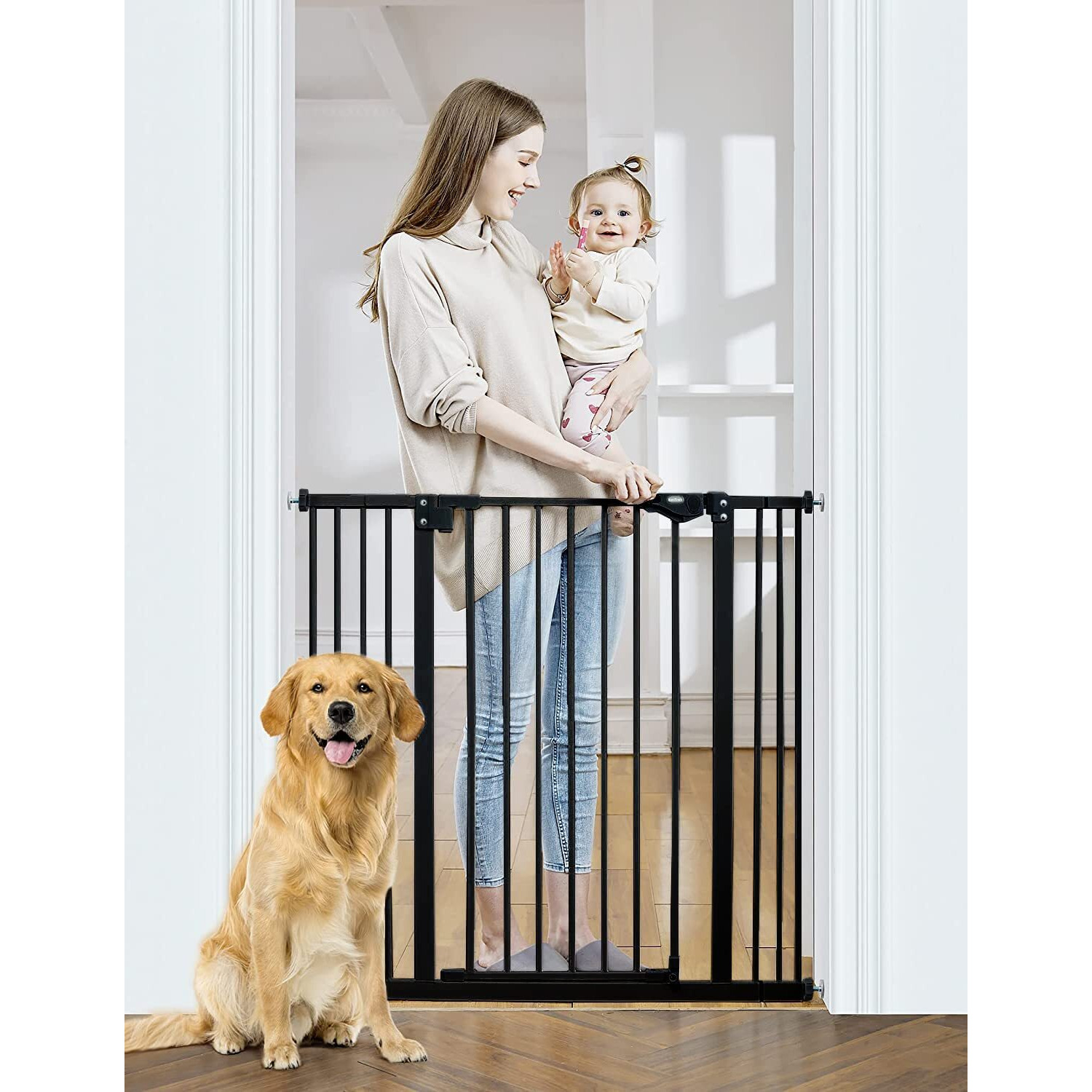 Innotruth 36"" Tall Baby Gate For Dogs, 29-39.6