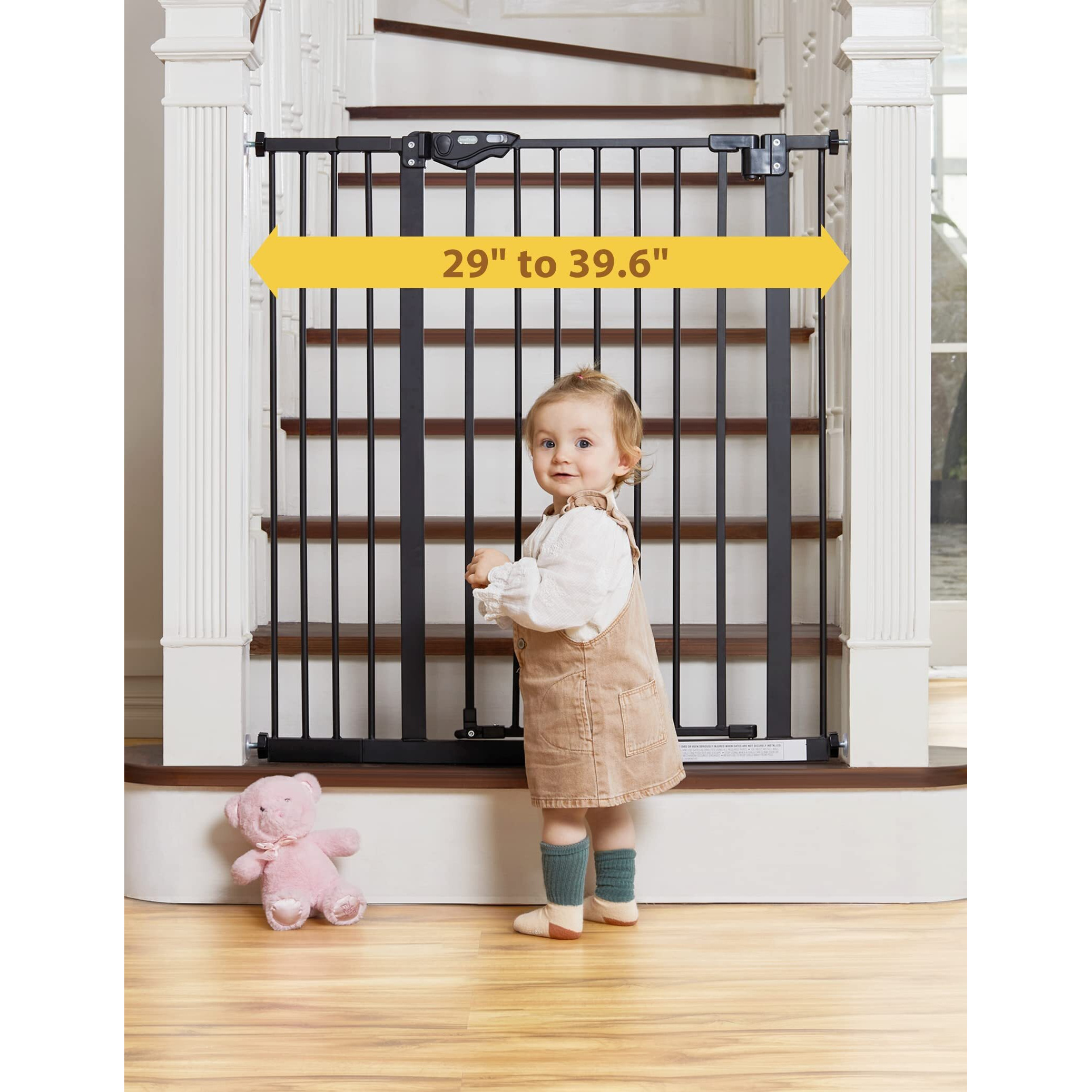 Innotruth 36"" Tall Baby Gate For Dogs, 29-39.6