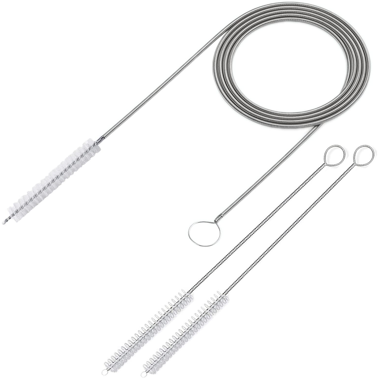 Long Wire Brush Sunroof Drain Cleaning Tool For Car And Fridge 60-Inch X 2/5 Inch