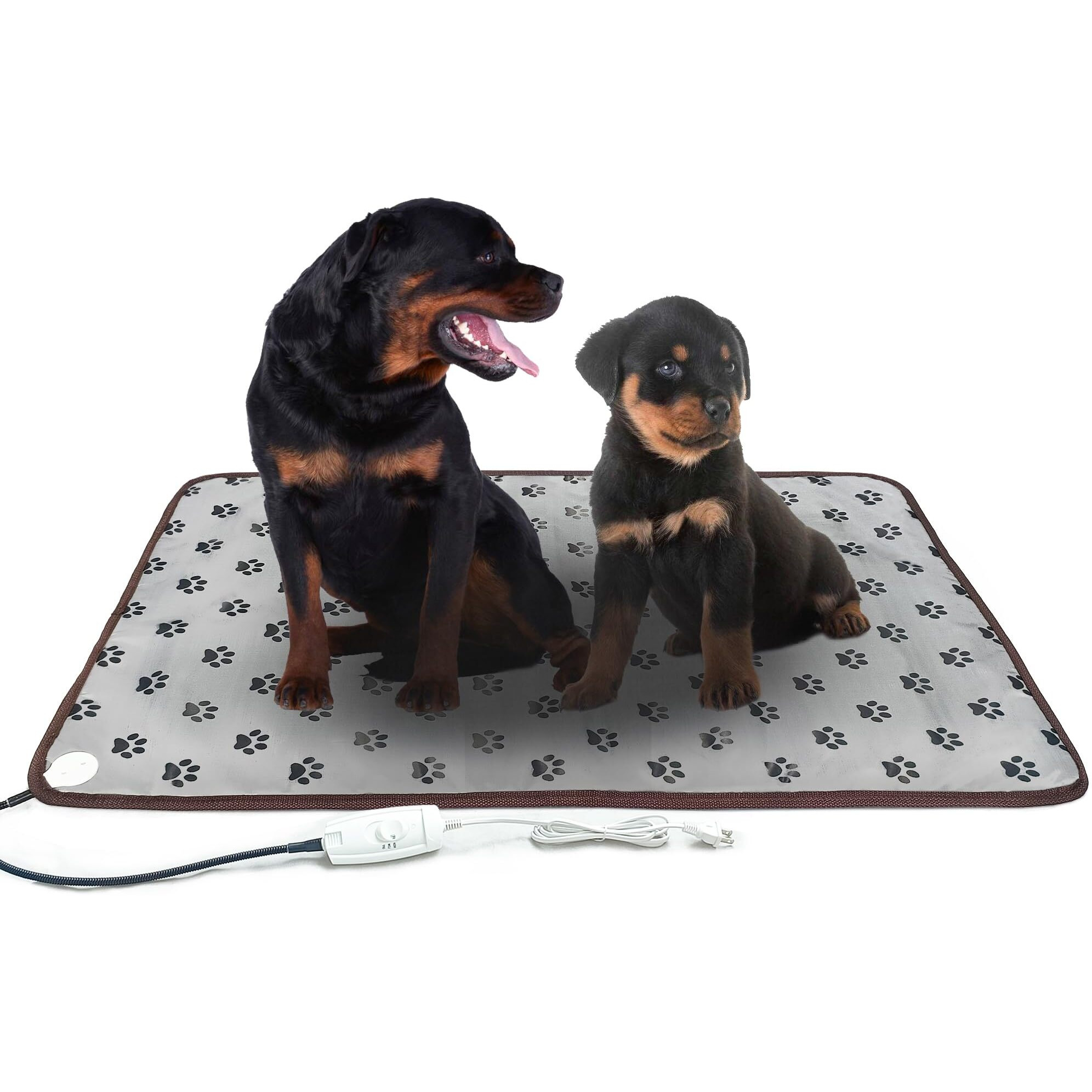 Extra Large Petheating Mat For Dogs - Waterproof, Indoor/Outdoor Dog Heating Pad - Easy Clean