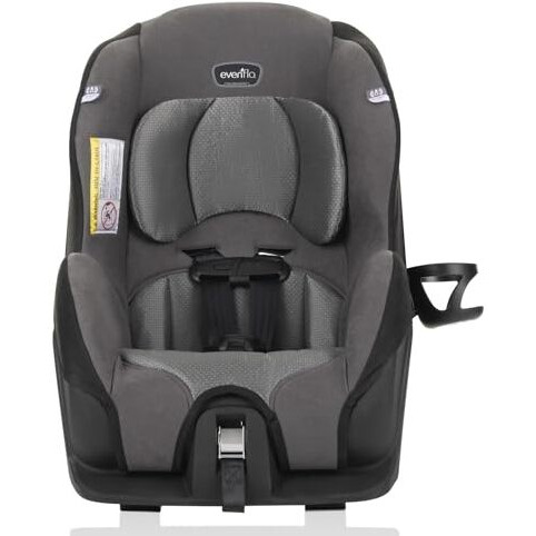 Evenflo Tribute Lx 2-In-1 Lightweight Convertible Car Seat, Travel Friendly (Saturn Gray)