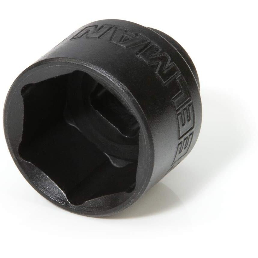 Steelman 24Mm Low Profile Oil Filter Wrench Socket For Bmw, Chrysler, Jeep, Dodge, Chevy, And Others, 3/8-Inch Drive, Corrosion-Resistant Black Phosphate Coating