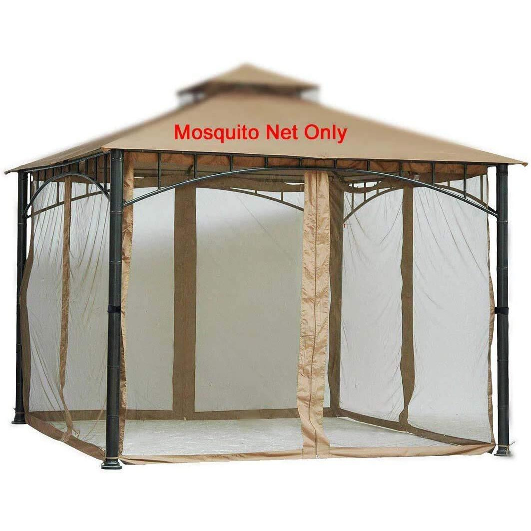 Westcharm 10X10 Gazebo Universal Replacement Mosquito Netting Screen Walls, Set Of 4 Panels (Gazebo Mosquito Net Only)