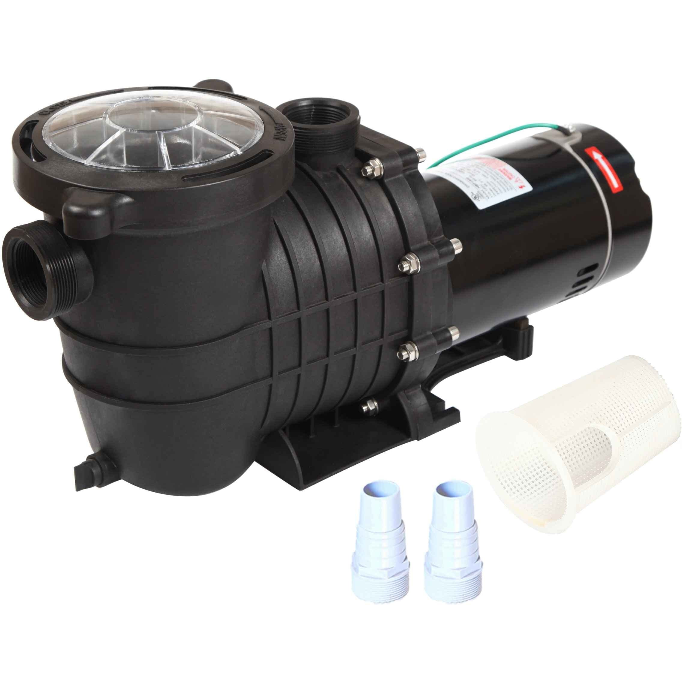Topway 2Hp 110V Swimming Pool Pump 111Gpm Filter Garden Lnground And Above Ground Pools Water Pump