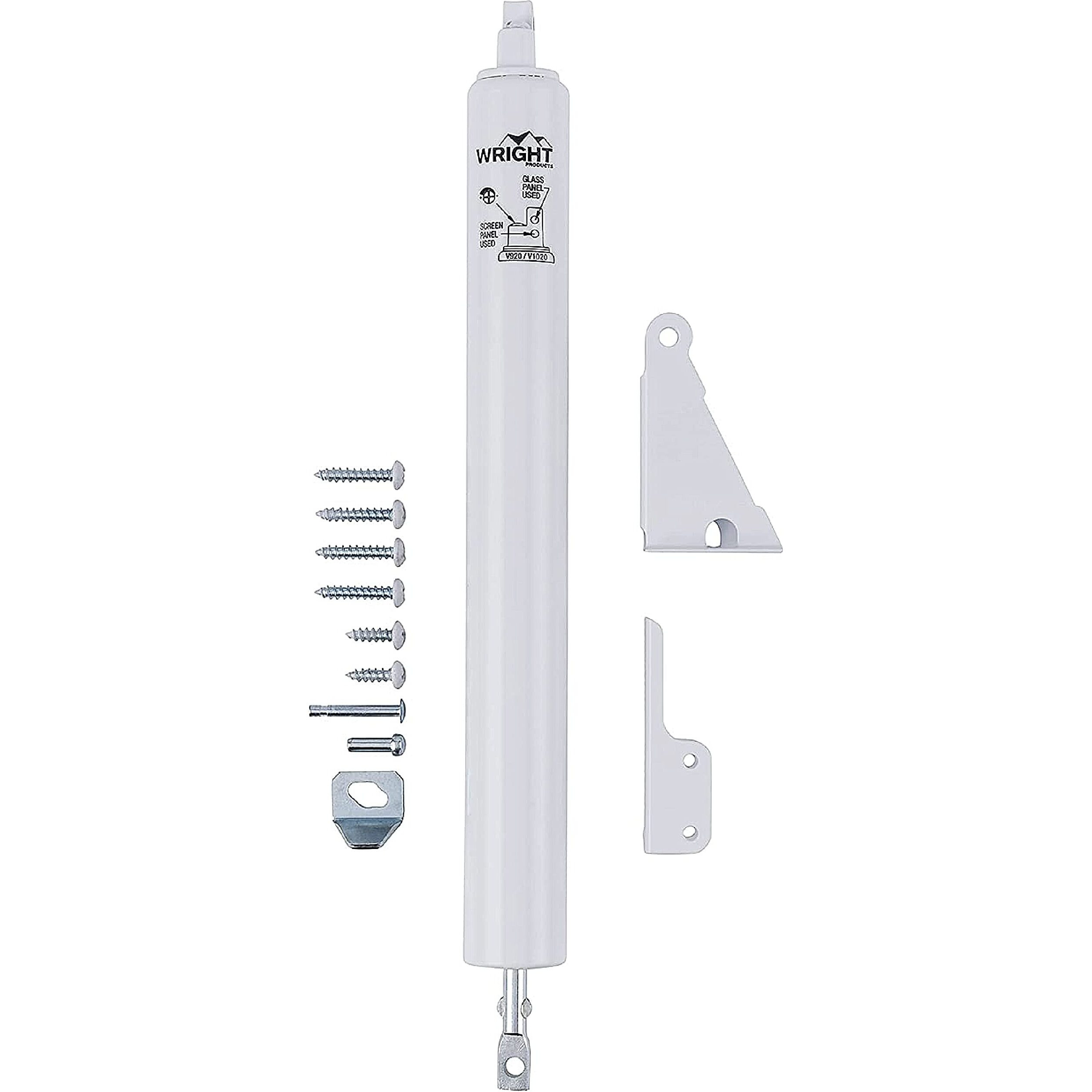 Wright Products V1020Wh Standard Duty Pneumatic Closer, White