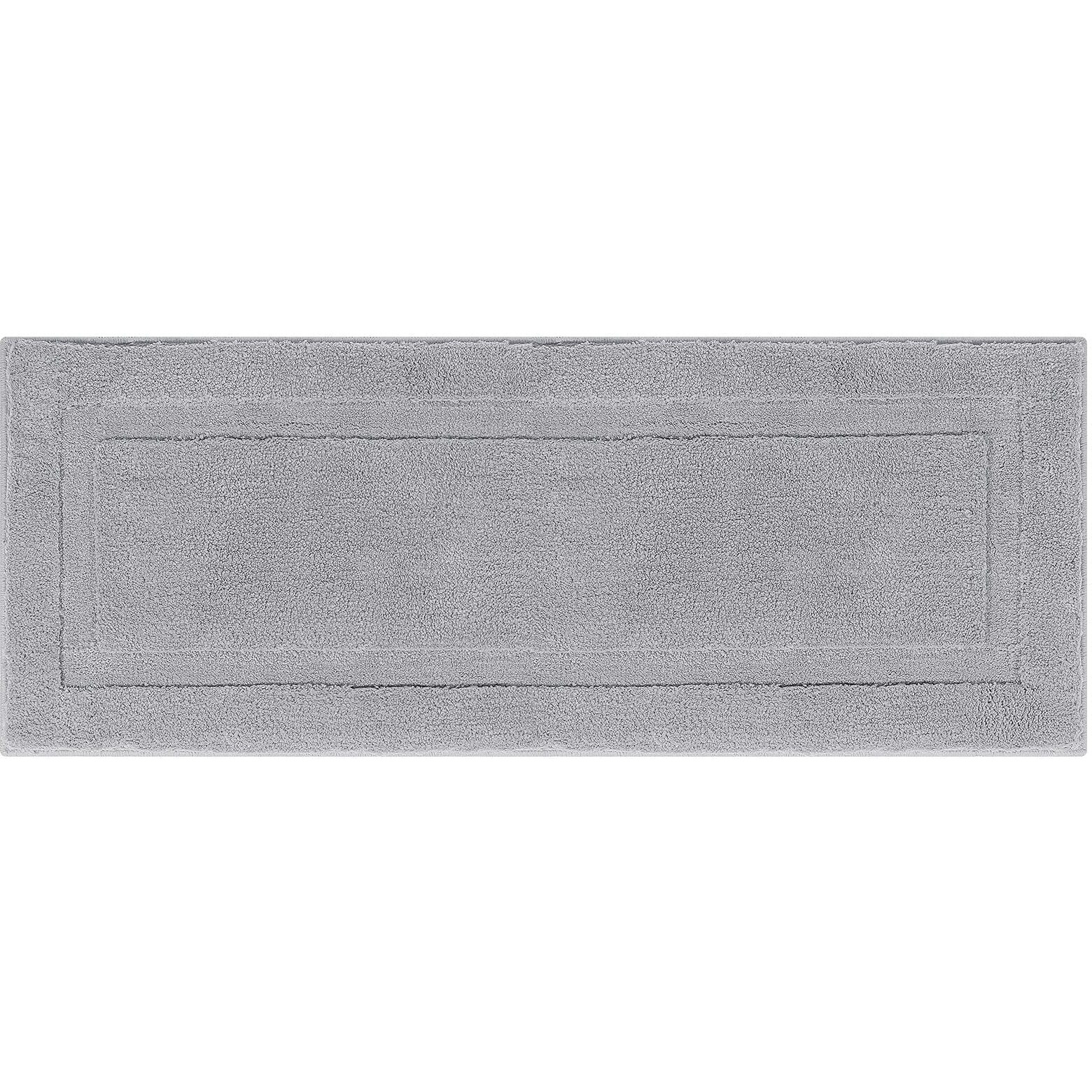 Shacos Super Soft Bathroom Runner Rug 20"&quotX47"" Long Bathroom Rugs Non Slip Bath Mat Microfiber Shaggy Bath Rug For Bathroom Floor Washable (20"&quotX47"",Gray)