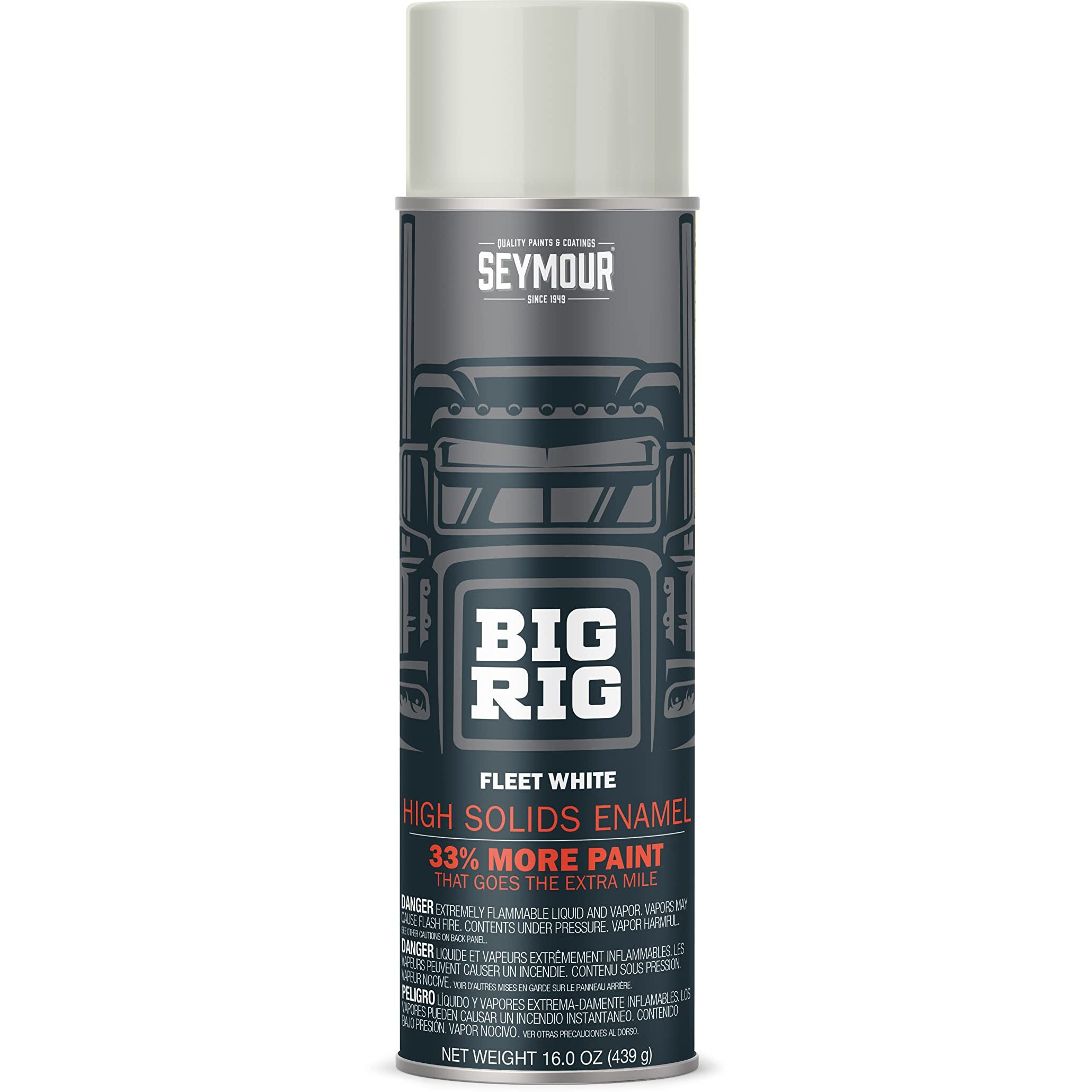 Seymour 20-1613 Big Rig Professional Coatings Spray Paint, Fleet White