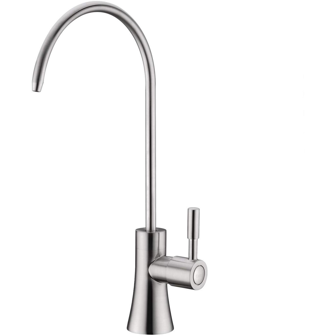 Ekrte Modern Best Brass Drinking Water Purifier Faucet, Commercial Water Filtration Faucet Brushed Nickel Kitchen Bar Sink Drinking Water Purifier Faucet