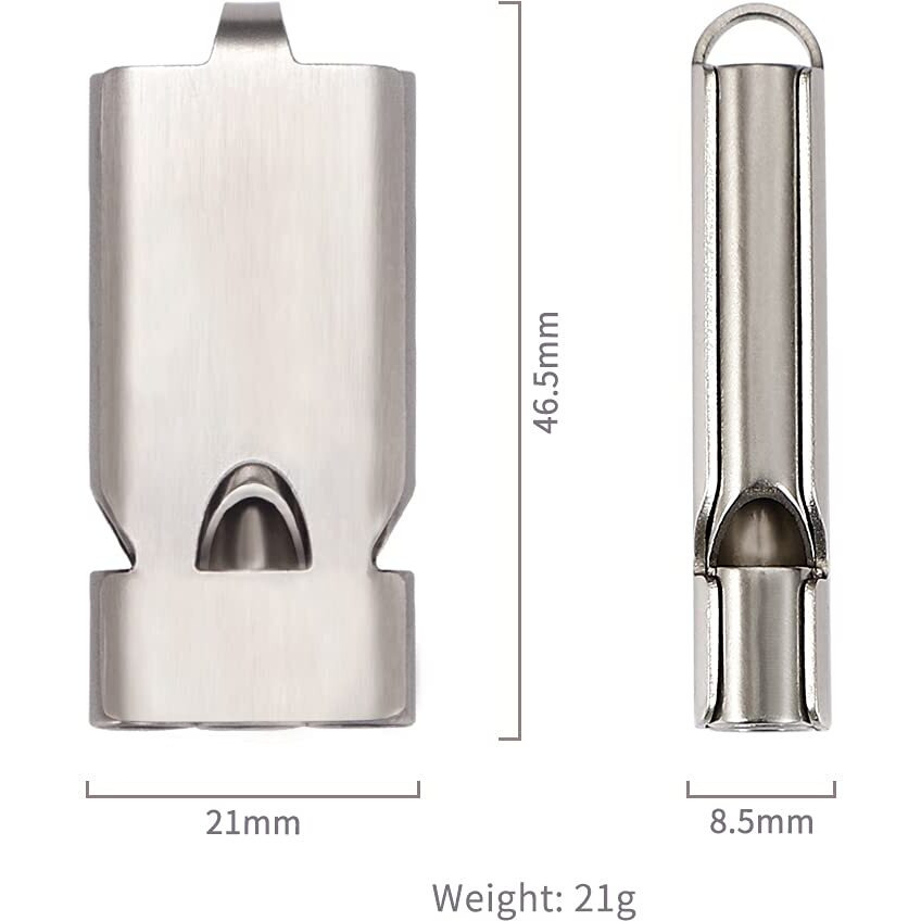 Tacray Emergency Whistles Lifeguard Safety Whistle With Neck Chain And Keychain For Outdoor Camping Hiking Boating Hunting Fishing Kayak Kids Rescue Signaling Loud Survival Whistle -3 Tubes