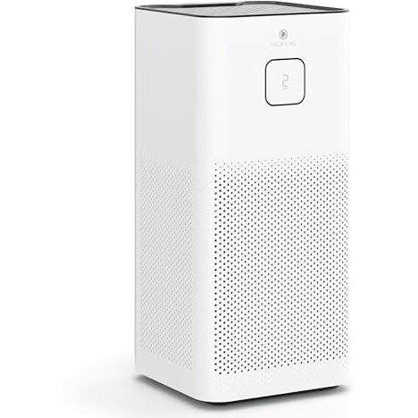 Medify Ma-50 Air Purifier With H13 True Hepa Filter  1100 Sq Ft Coverage  For Allergens, Wildfire Smoke, Dust, Odors, Pollen, Pet Dander  Quiet 99.9% Removal To 0.1 Microns  White, 1-Pack