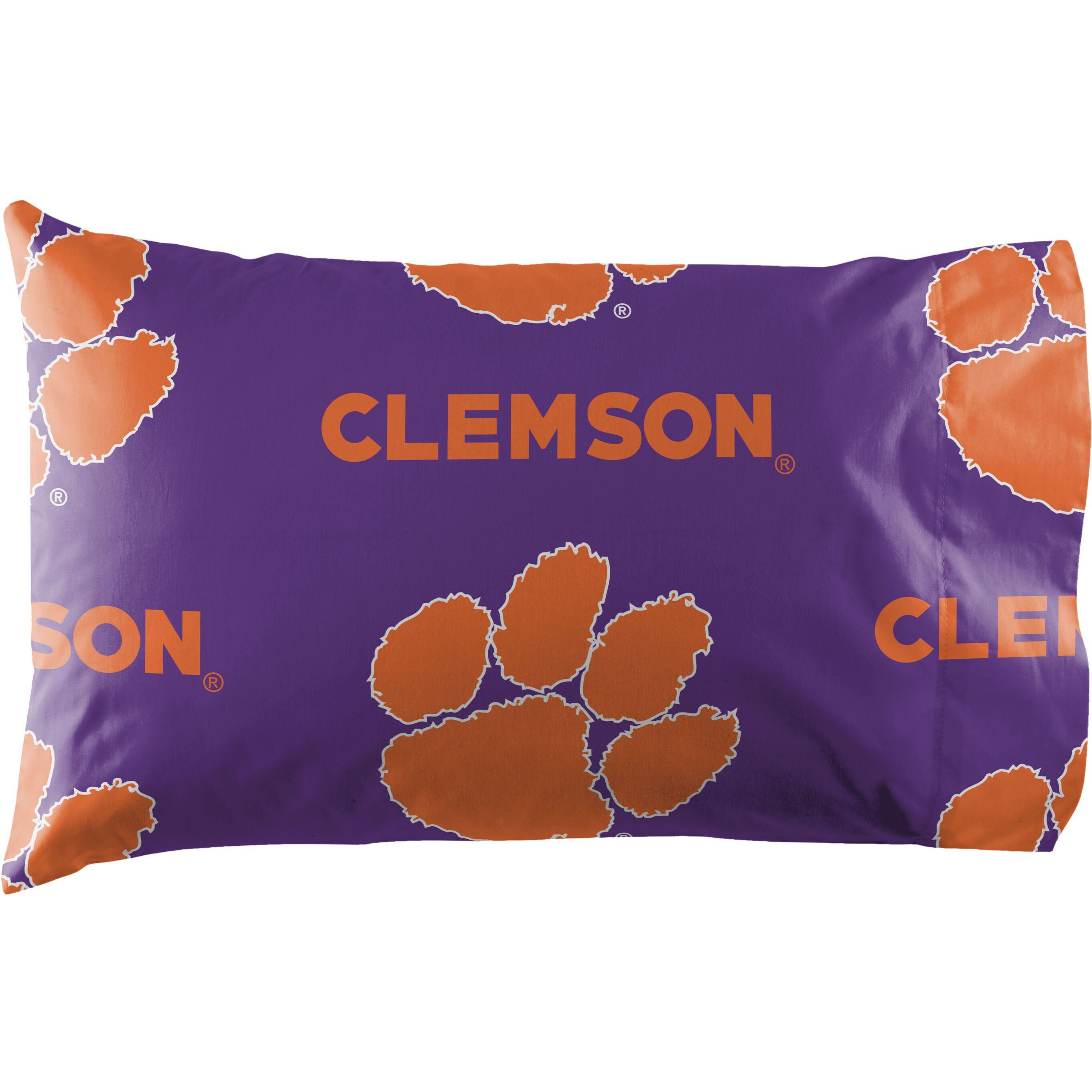 Clemson Tigers Rotary Queen Bed In A Bag Set(D0102H94Vmy)