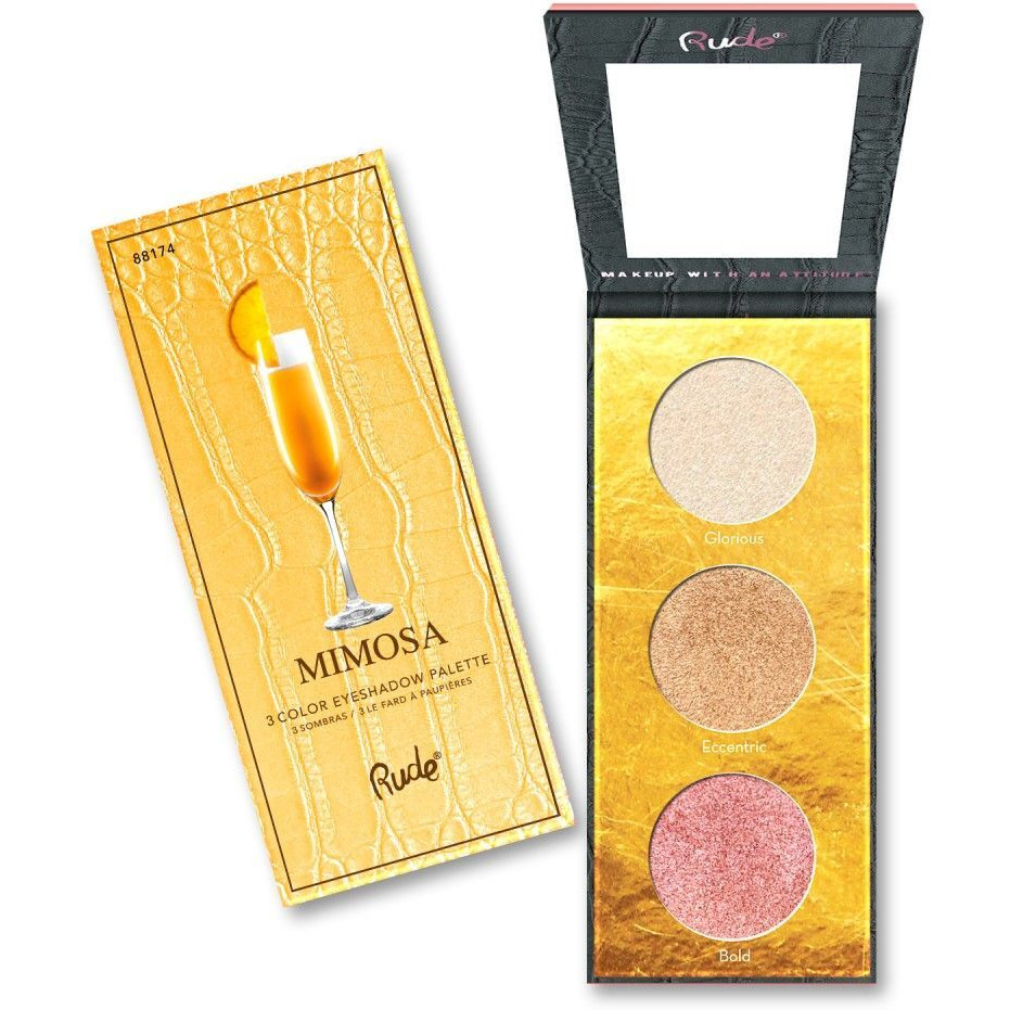 Rude Cocktail Party Luminous Highlight  Eyeshadow Palette(D0102H2Brp7)