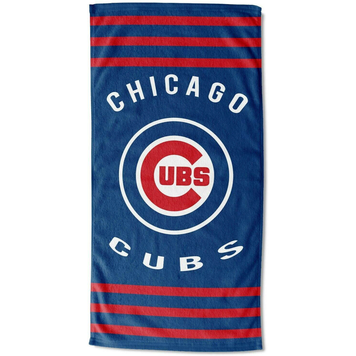 Cubs Stripes Official Mlb Stripes Beach Towel 30 X 60(D0102H941Mv)