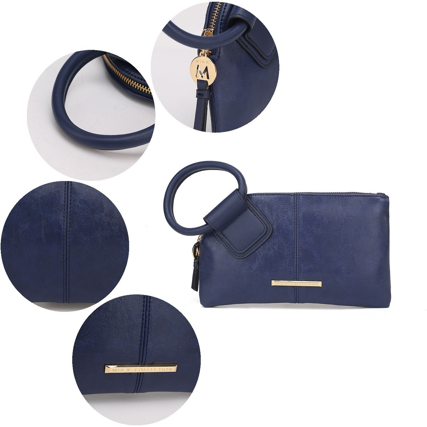 Mkf Collection Simone Clutchwristlet Handbag Vegan Leather Women By Mia K(D0102H9Wc6V)