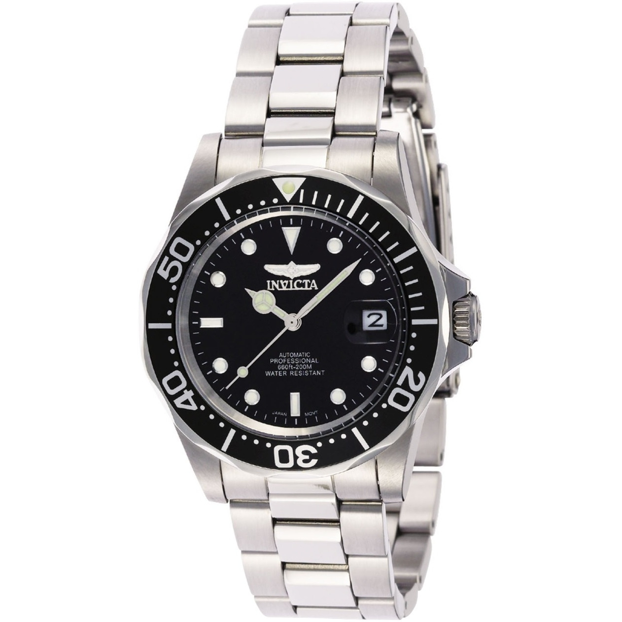 Invicta Men's 8926 Pro Diver Automatic 3 Hand Black Dial Watch