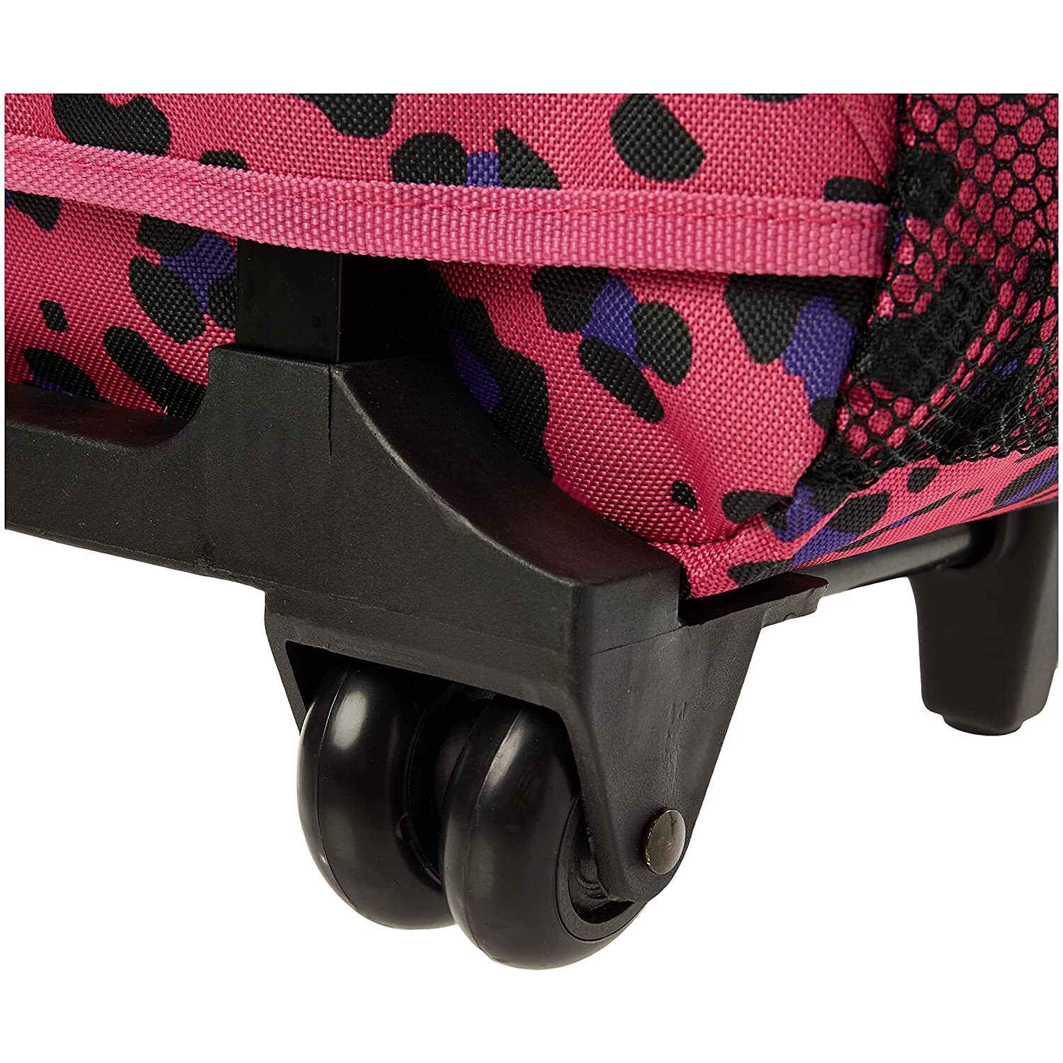 17 Inch  Rolling Backpack - Magentaleopard