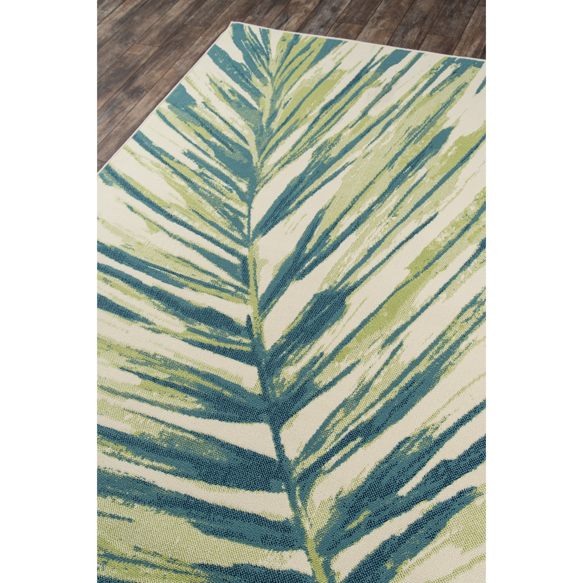 Momeni Baja Baj27 Green Palm Leaf 5'3"" X 7'6""