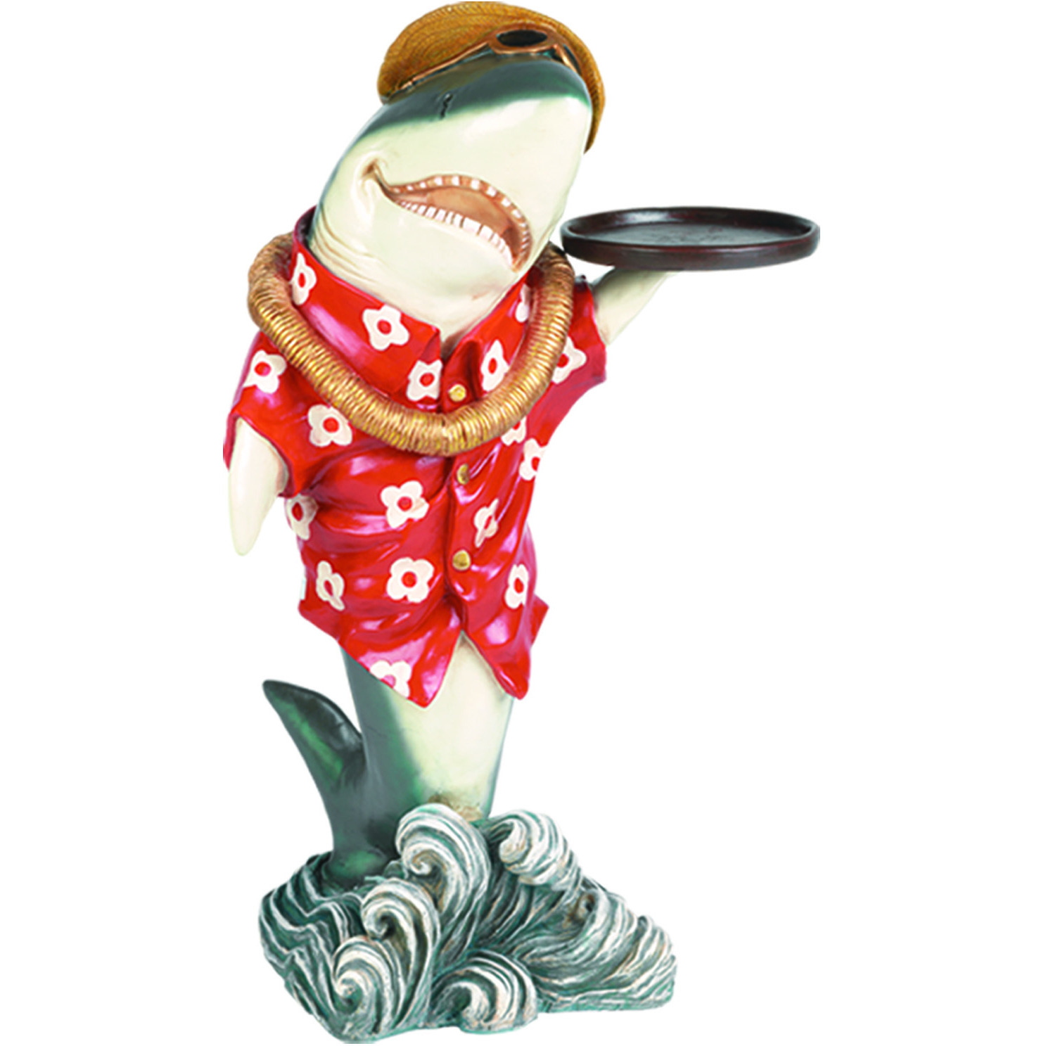 Ram Outdoor Decor, 35"" H Shark Waiter