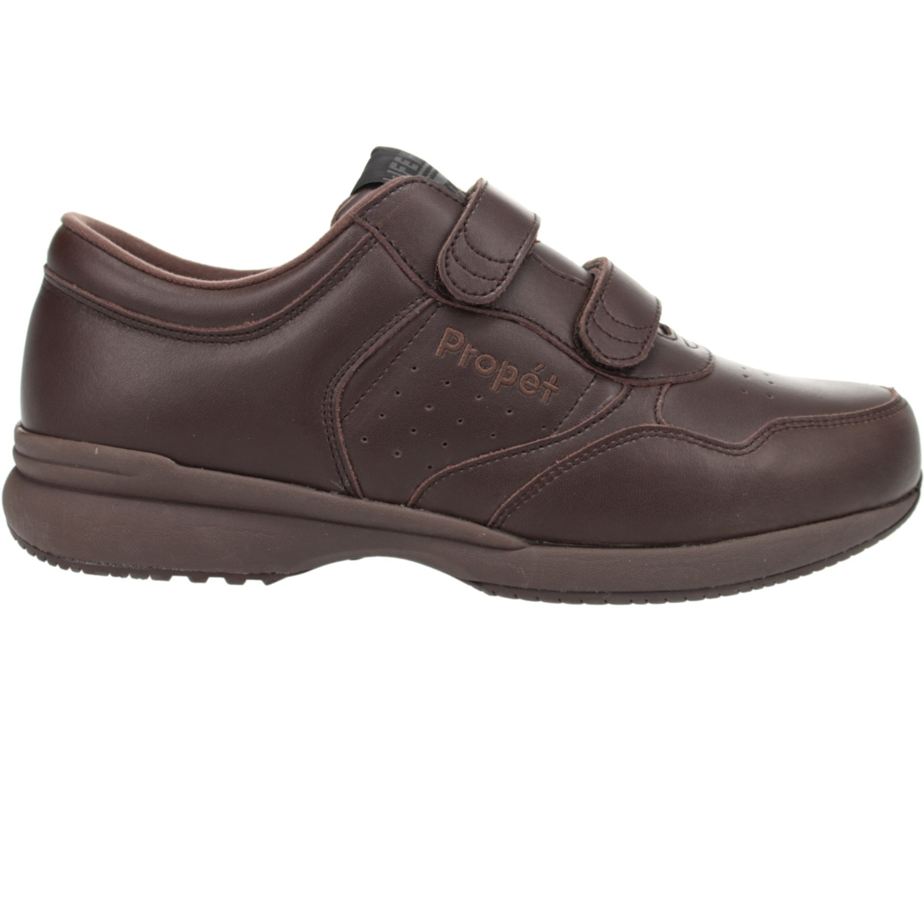 Propet Life Walker Strap Men's Sneakers - Brown, Size 10