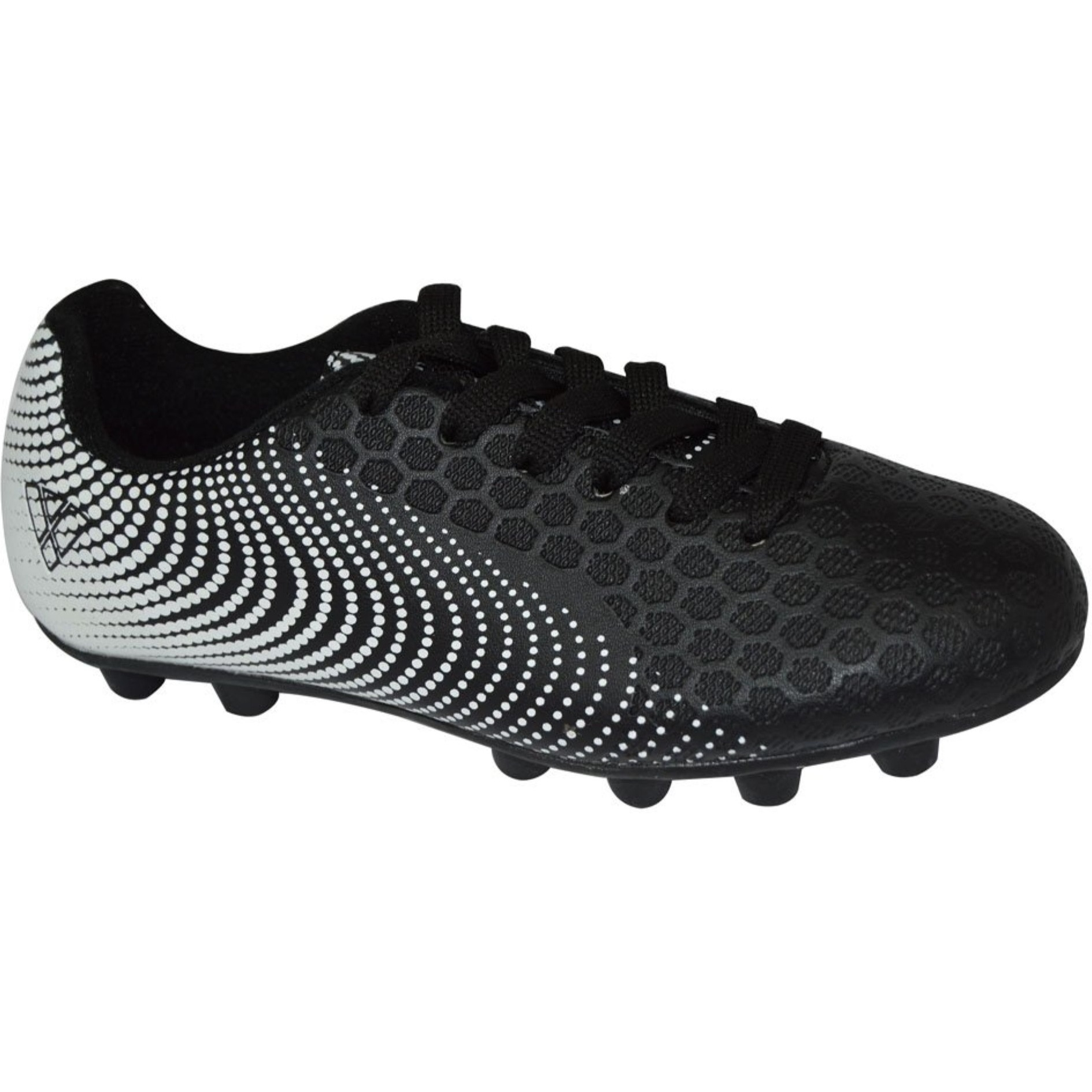 Vizari Unisex Child Soccer Shoes, Black/White, 7 Toddler Us