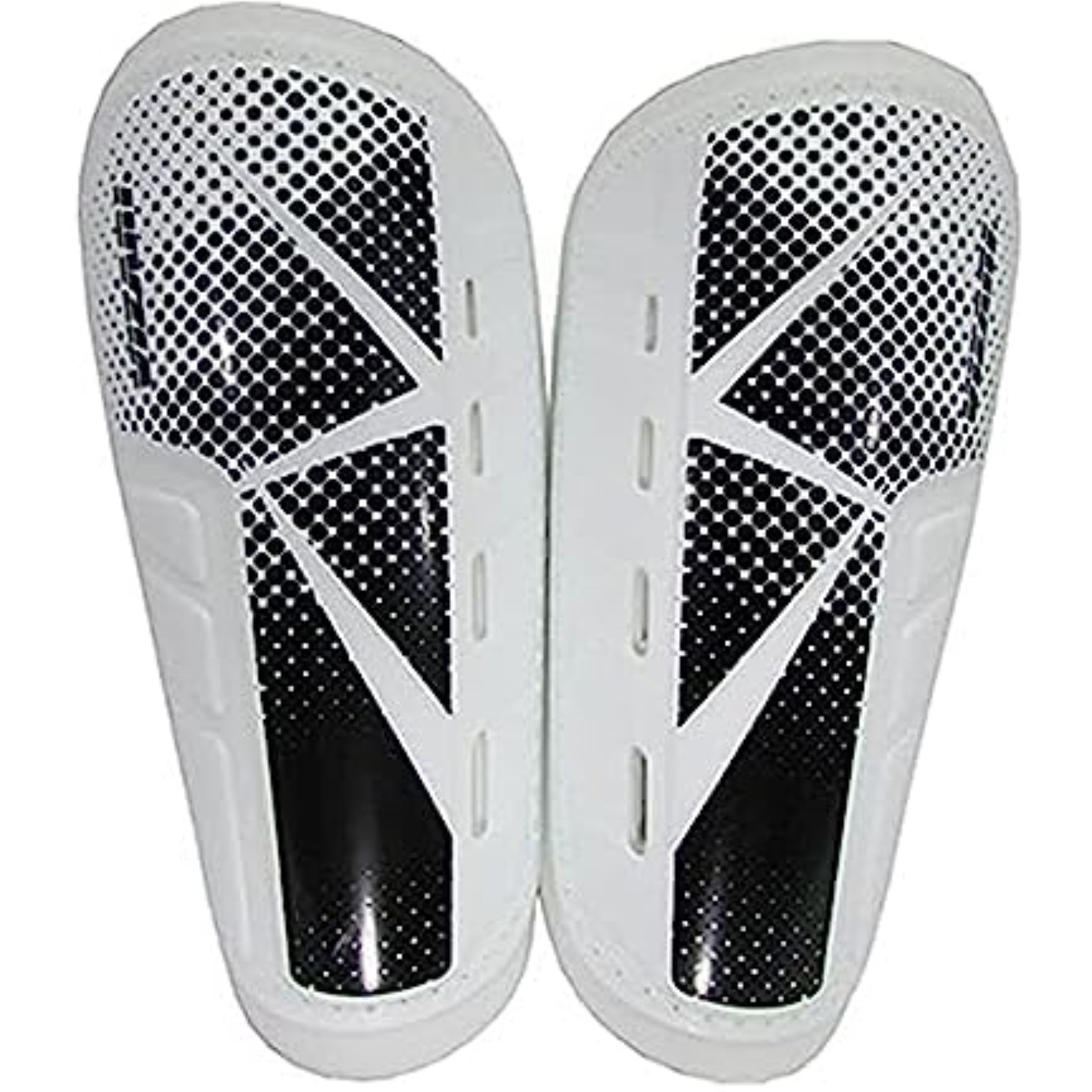 Vizari 'Vector' Slip-In Soccer Shinguards (White, Size L)