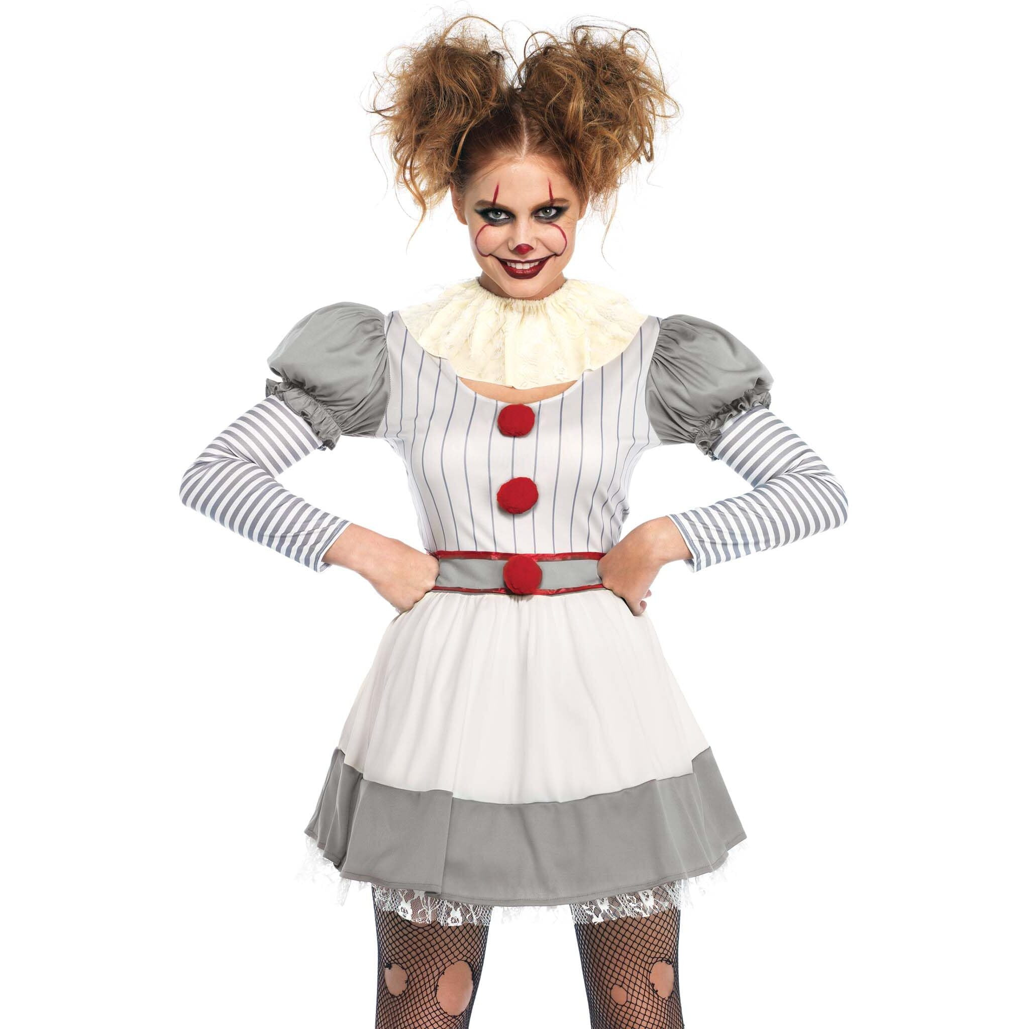 Leg Avenue 2Pc Creepy Clown, Includes Str Multicolor Color