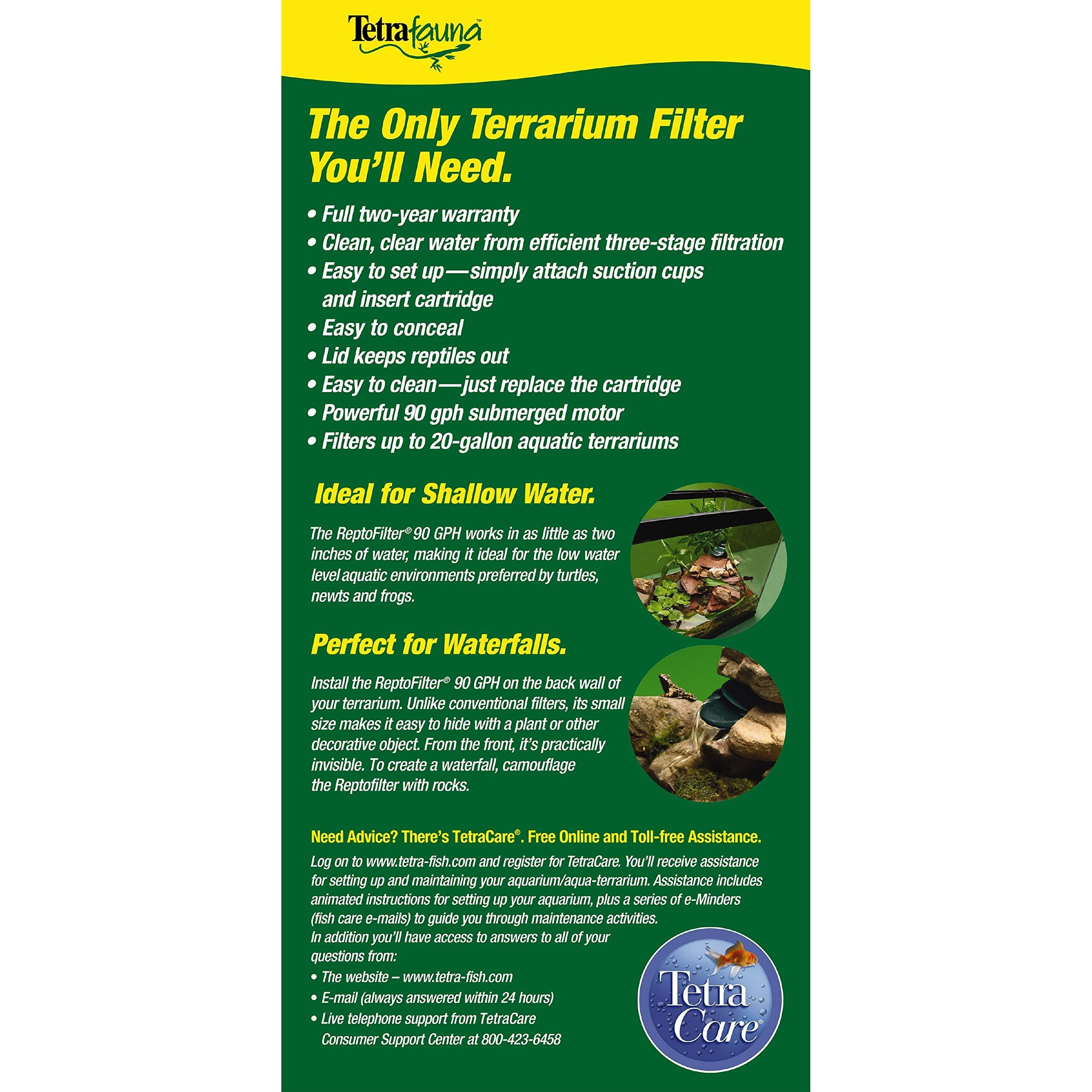Tetrafauna Reptofilter For Frogs, Newts And Turtles