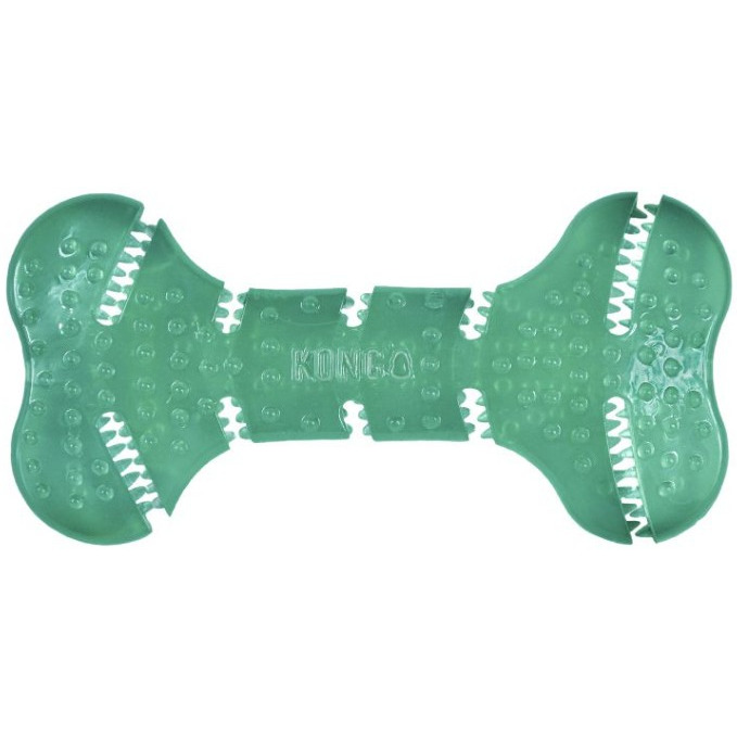 Kong Squeezz Dental Bone Dog Toy Medium