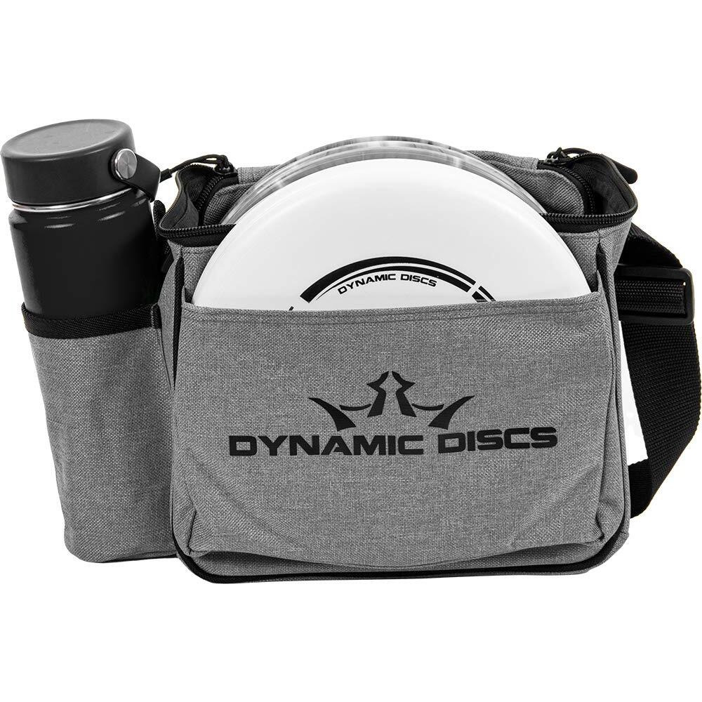 Dynamic Discs Cadet Disc Golf Bag  Introductory Disc Golf Bag  Great For Beginners And Casual Disc Golf Rounds  Lightweight And Durable Frisbee Golf Bag  10-12 Disc Capacity(Heather Gray)