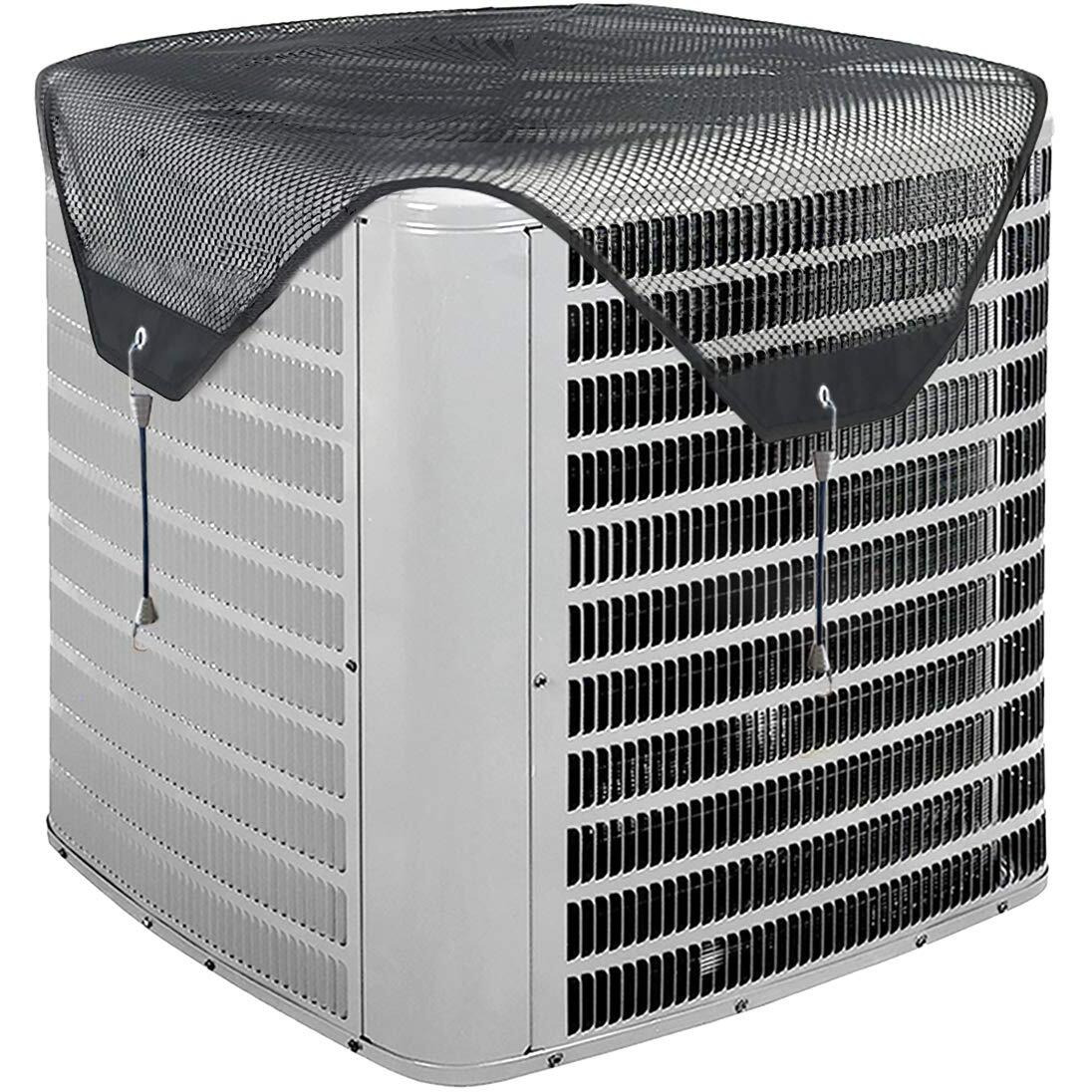 Jeacent Air Conditioner Covers For Outside Units Black,Ac Cover For Outside Unit, Air Conditioner Leaf Guard Open Mesh (36"&quot36"")