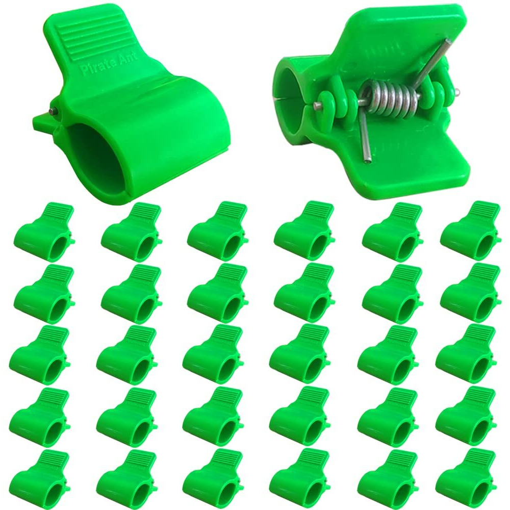 Greenhouse Clamps For 1/2 Inch Pvc Pipe, Greenhouse Hoops,Garden Support Frame, Grow Tunnel,Plant Support Garden Stakes.For Fixing Plant Cover, Greenhouse Plastic Sheeting, Film Row Cover, Garden Net.