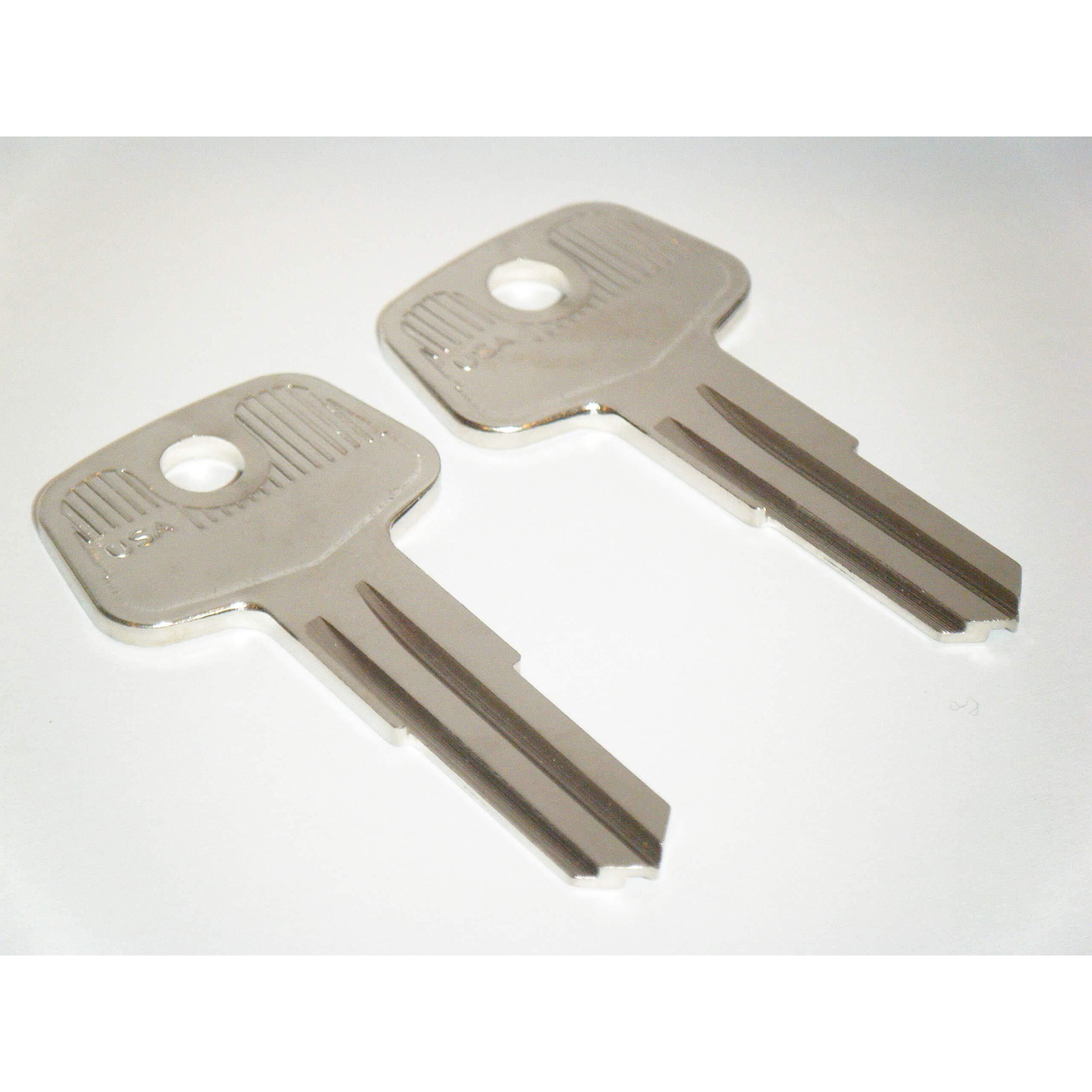 Ilco Sears Xcargo Luggage Roof Replacement Keys Cut To Lock/Key Numbers From 2802 To 2850 Two Keys (2808)