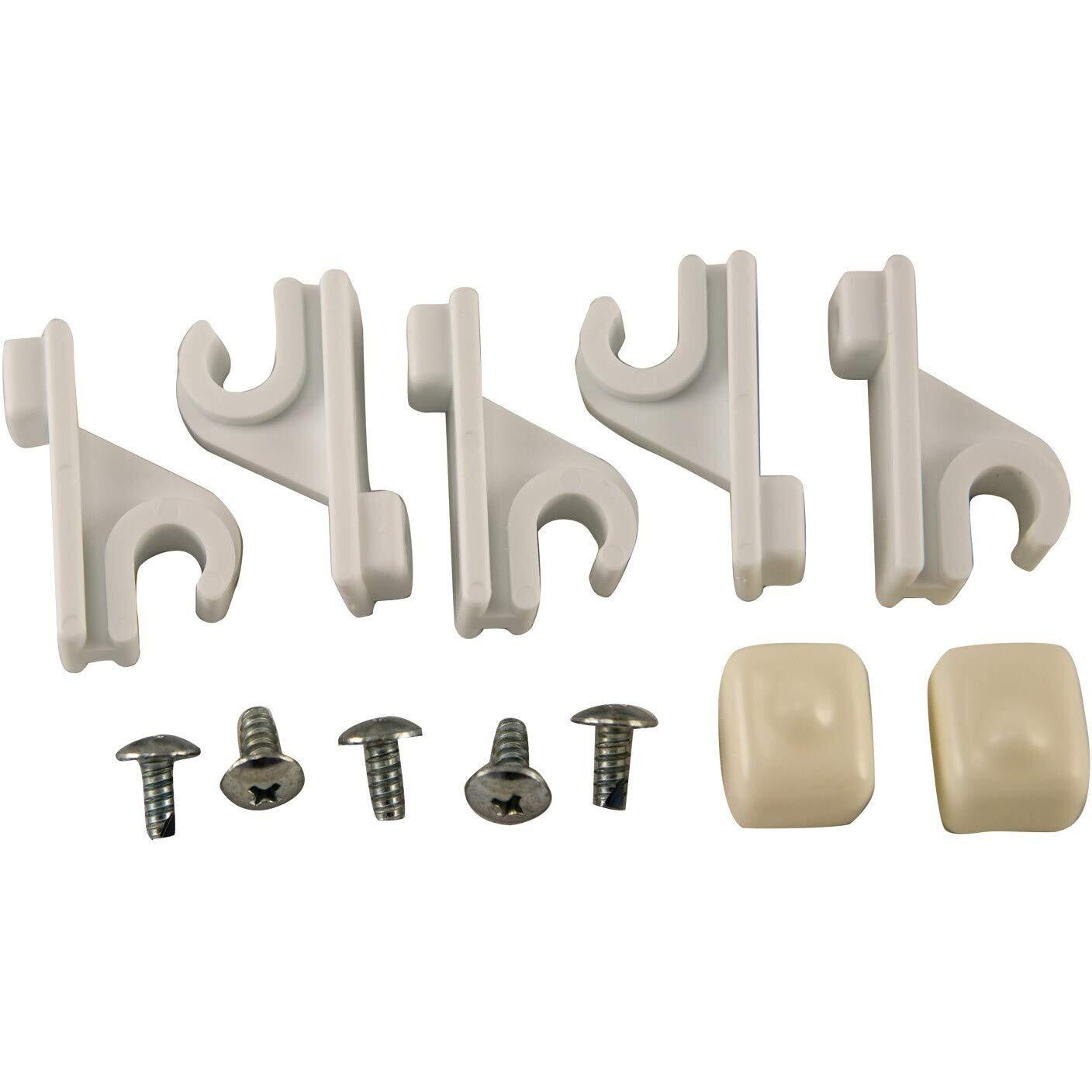 Schulte 1464666511 Adjustable Pole Clips And Caps