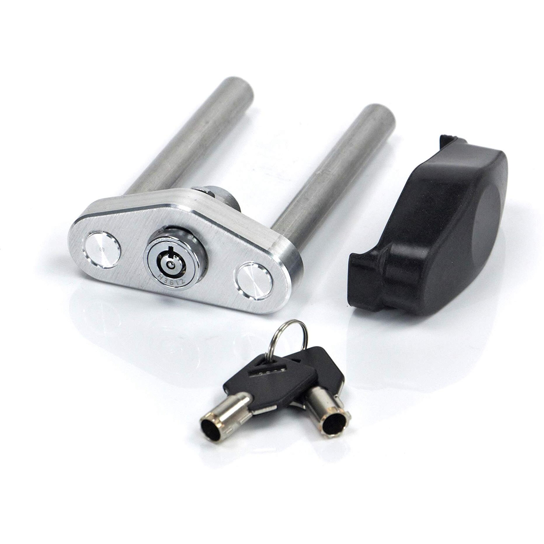 Weigh Safe Ws03 - Dual Pin Slider Lock - Will Only Function With Weigh Safe's Weigh Safe Ball Mount & 180 Hitch Line Of Products, Silver
