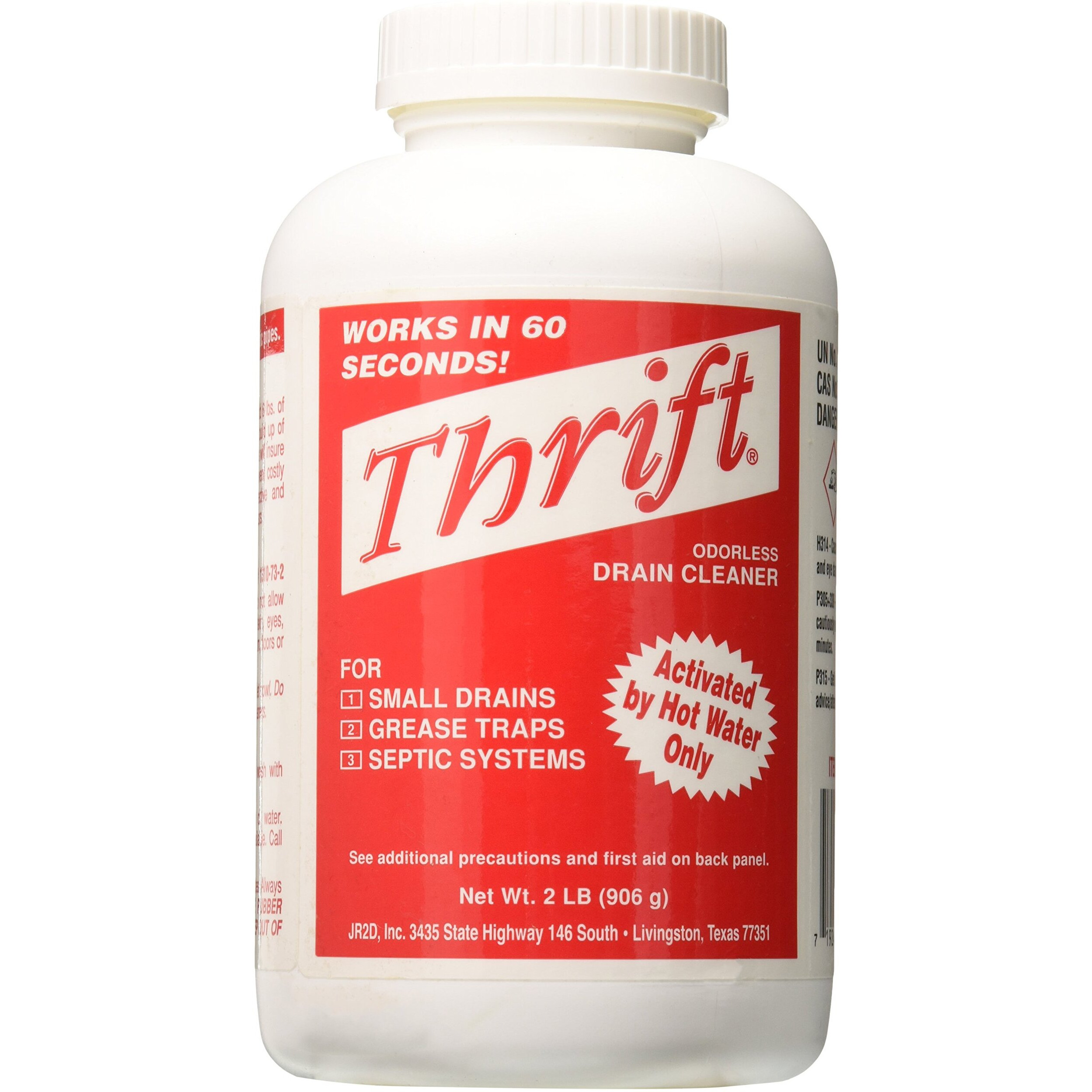 Thrift Marketing Gidds-Ty-0400879 Drain Cleaner 2 Lb , White