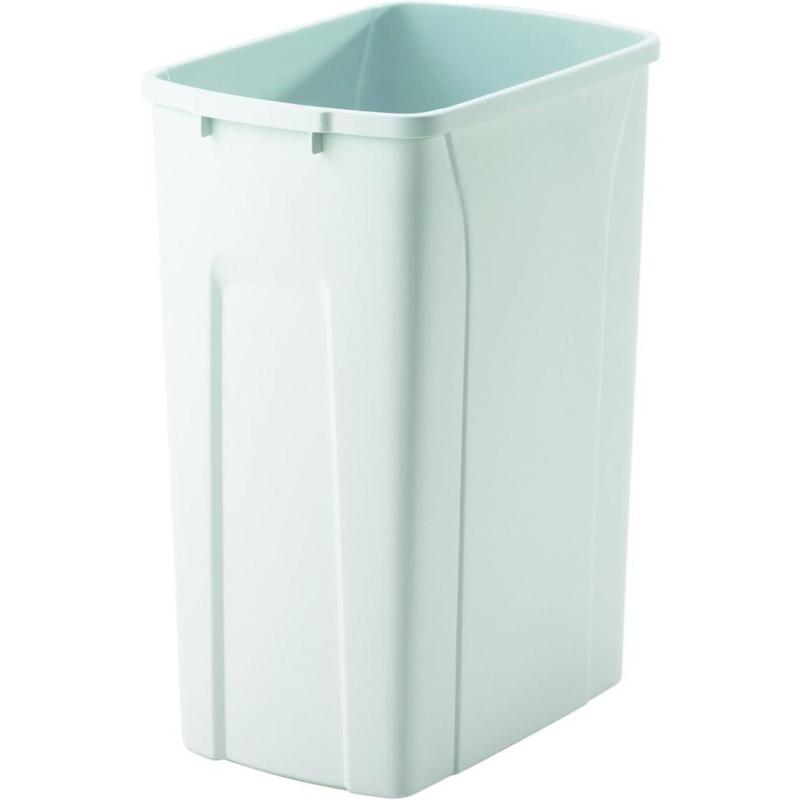Knape & Vogt Qt35Pb-Wh Replacement Trash Can, 17.5"" By 14.25"" By 9.32""