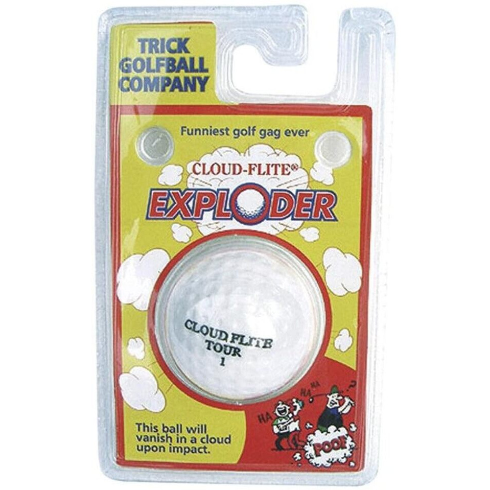 Masters The Exploder Powder Ball Exploding Golf Gag Classic Fun