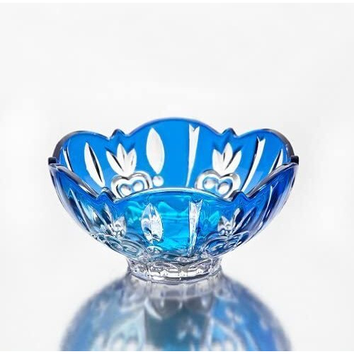 Studio Silversmith Crystal Candy Dish, Blue