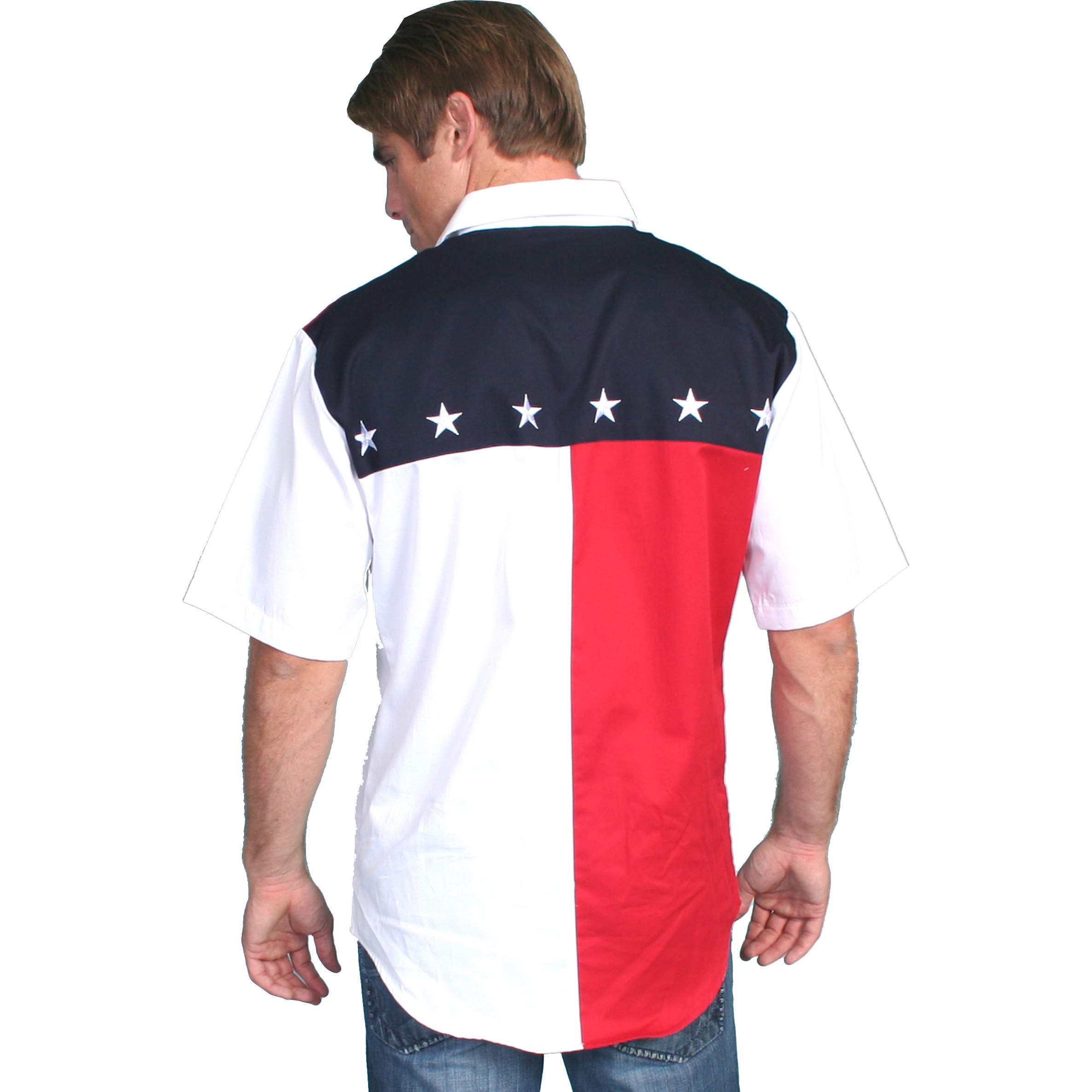 Short Sleeve Color Block Shirt