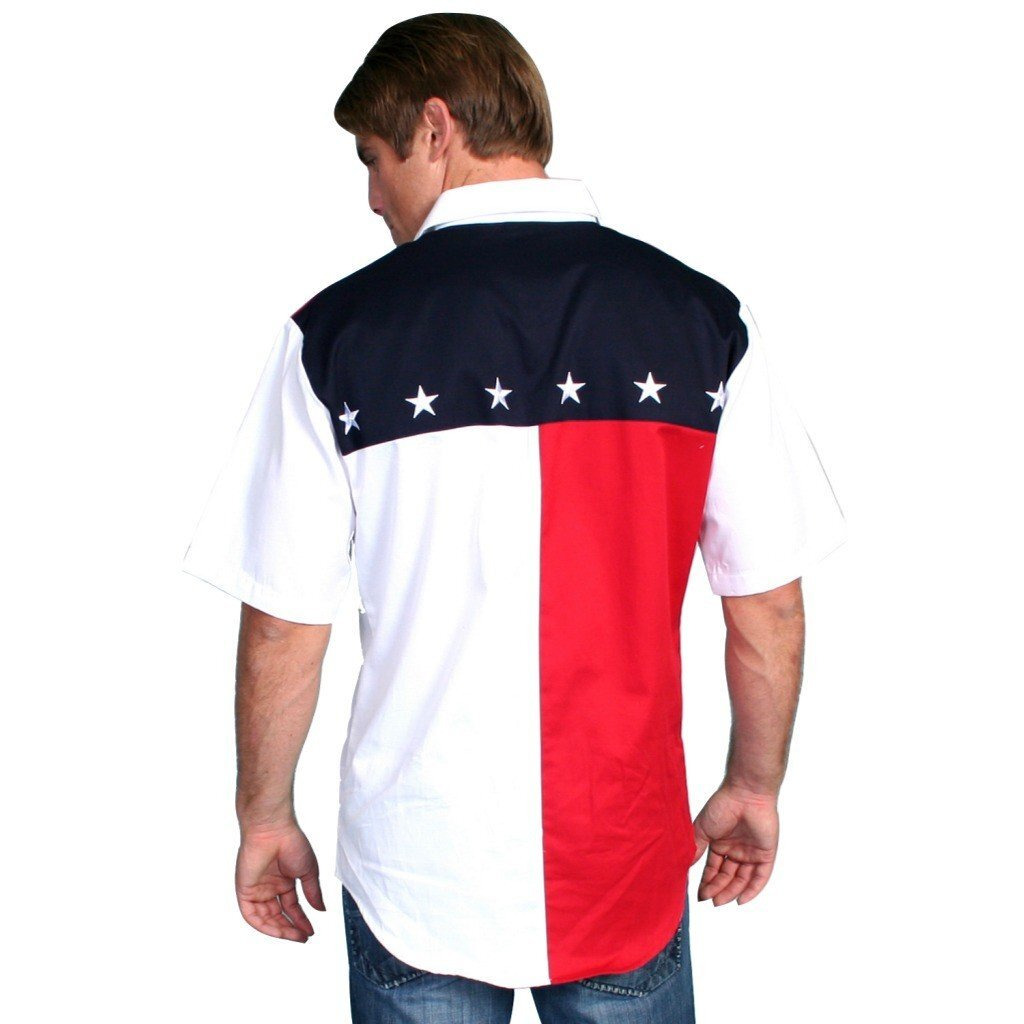 Short Sleeve Color Block Shirt