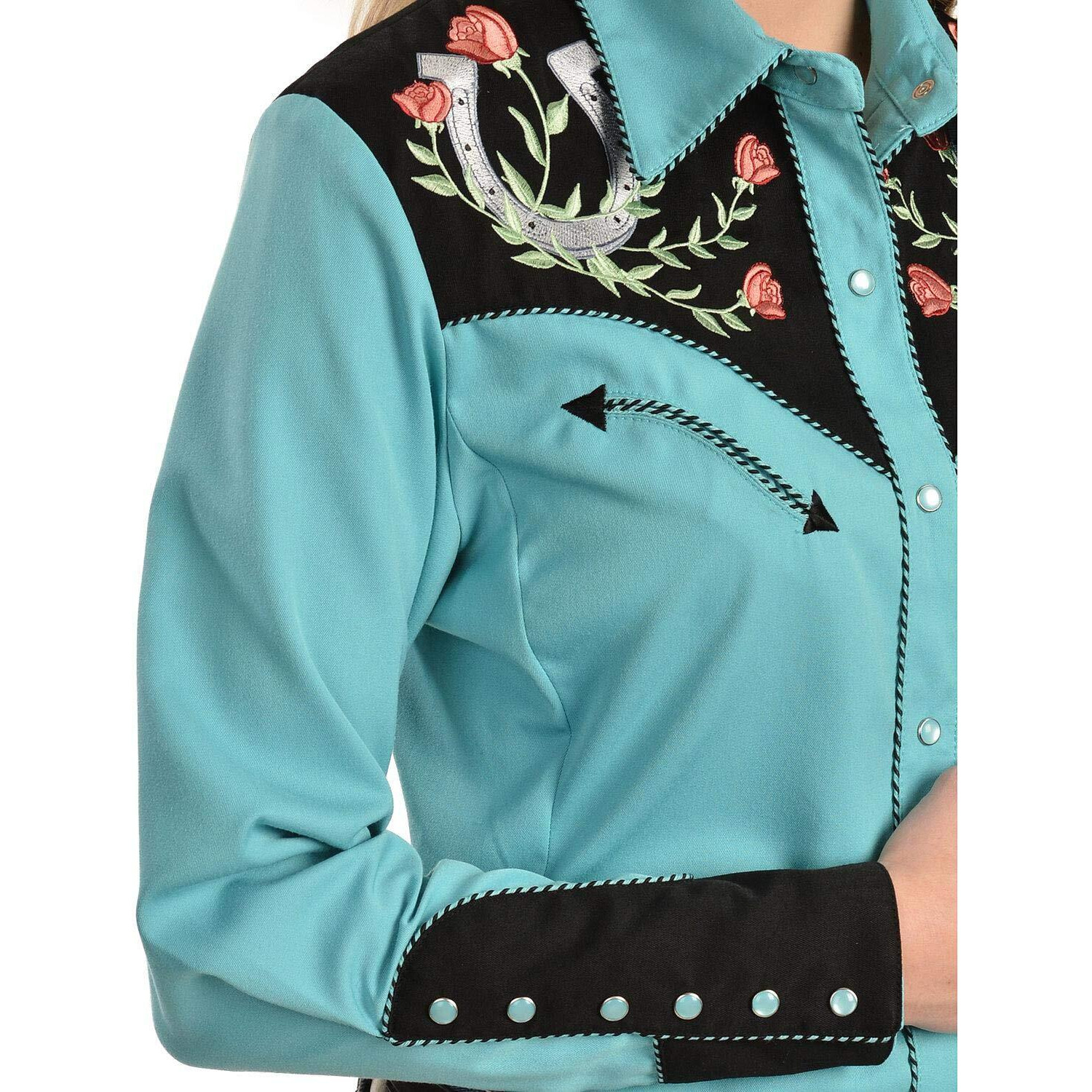 Horse Shoe Emb. Blouse