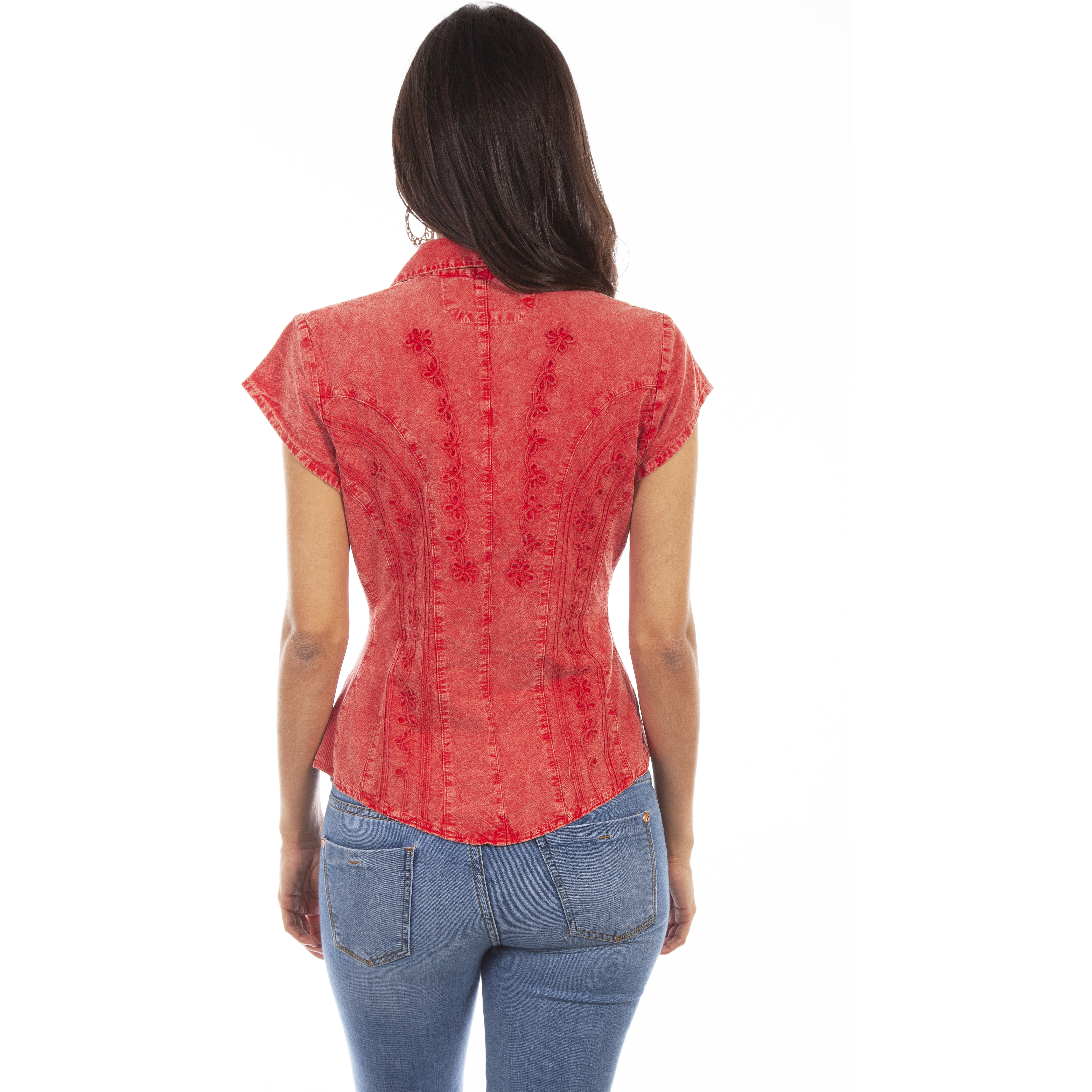 Capsleeve Peruvian Cotton Blouse