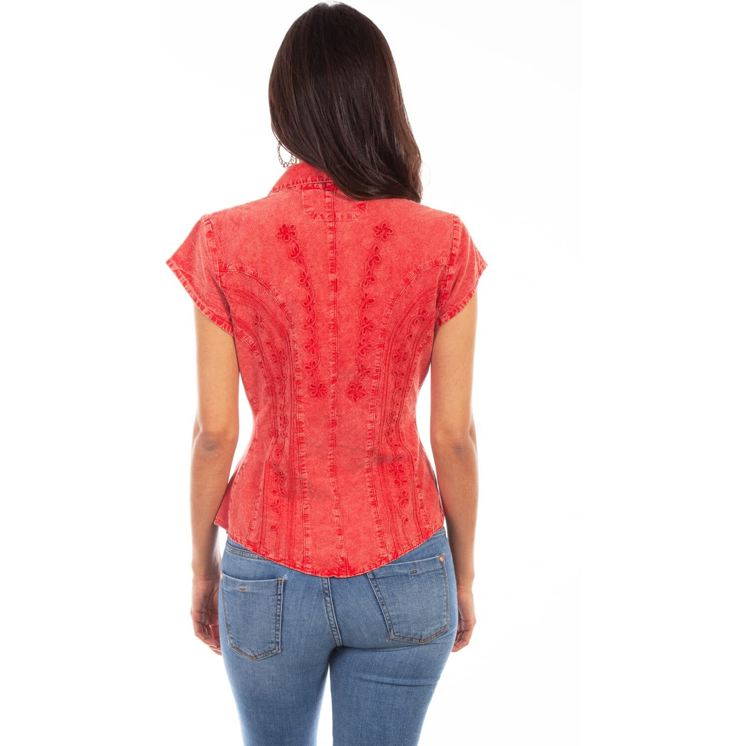 Capsleeve Peruvian Cotton Blouse