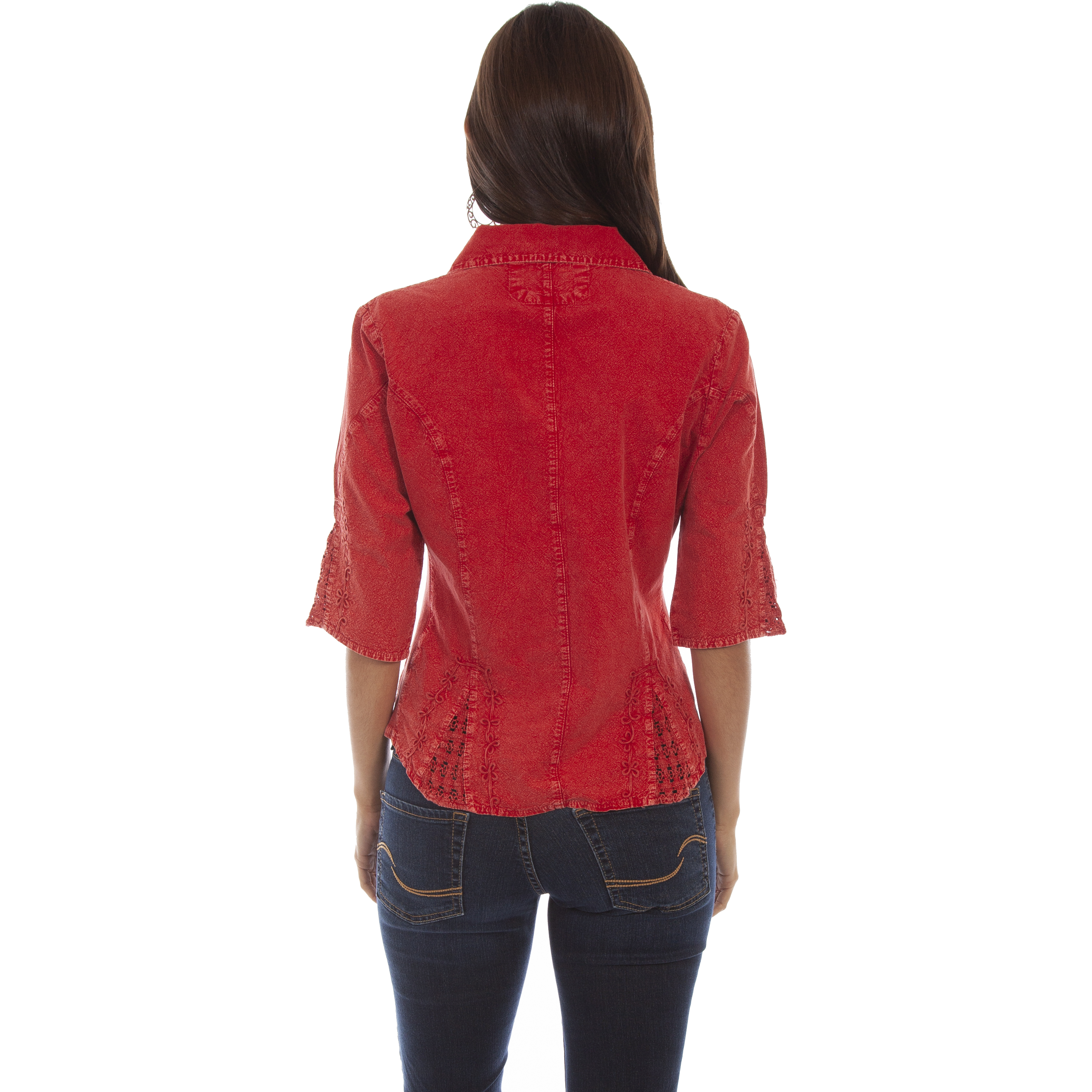 3/4 Sleeve Peruvian Cotton Blouse