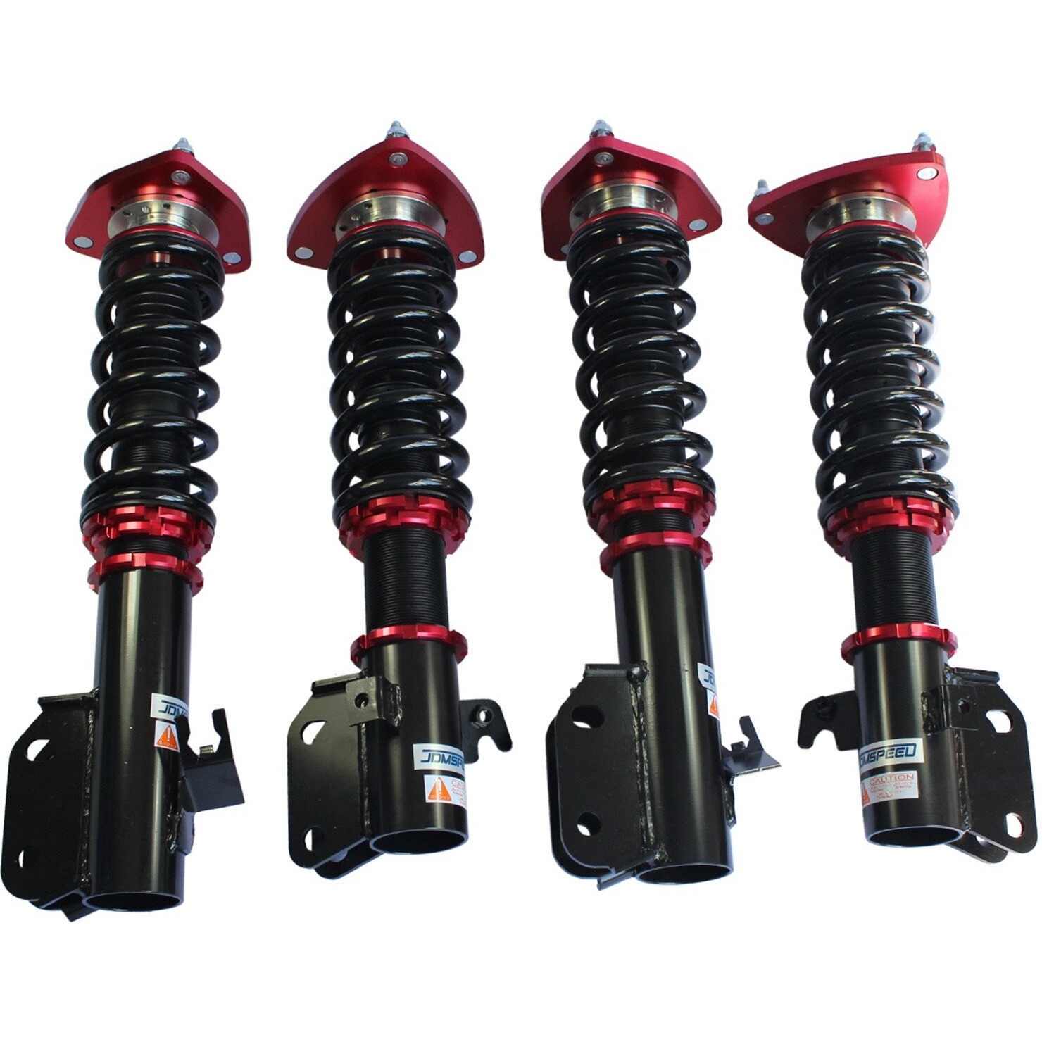 Jdmspeed New Red Full Coilover Struts Shock Absorbers Suspension Kit Replacement For Impreza Wrx 2002-2007